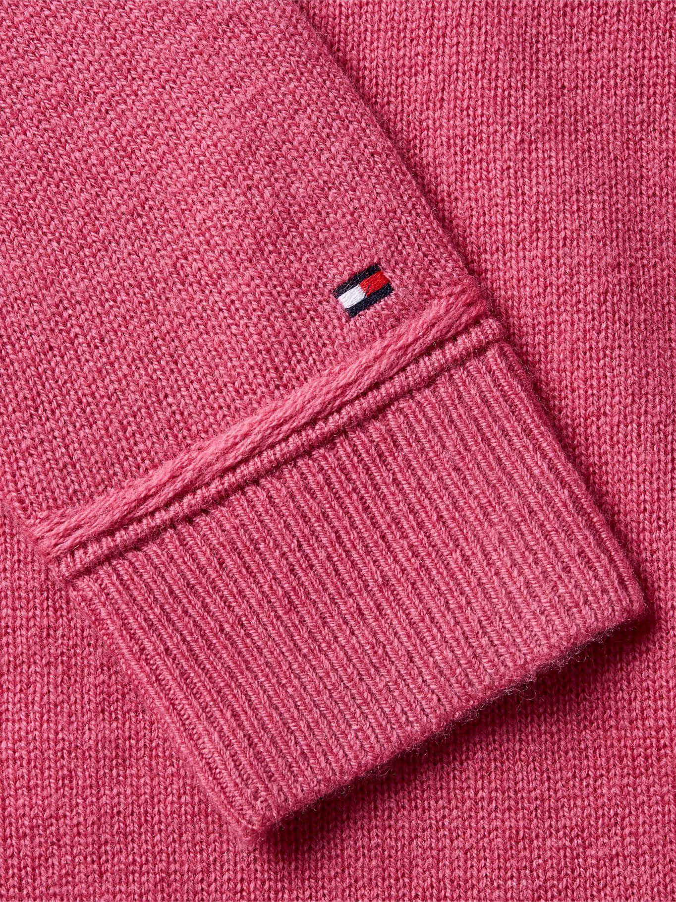 Sweater De Lana Suave C-Neck Rosado Tommy Hilfiger-3