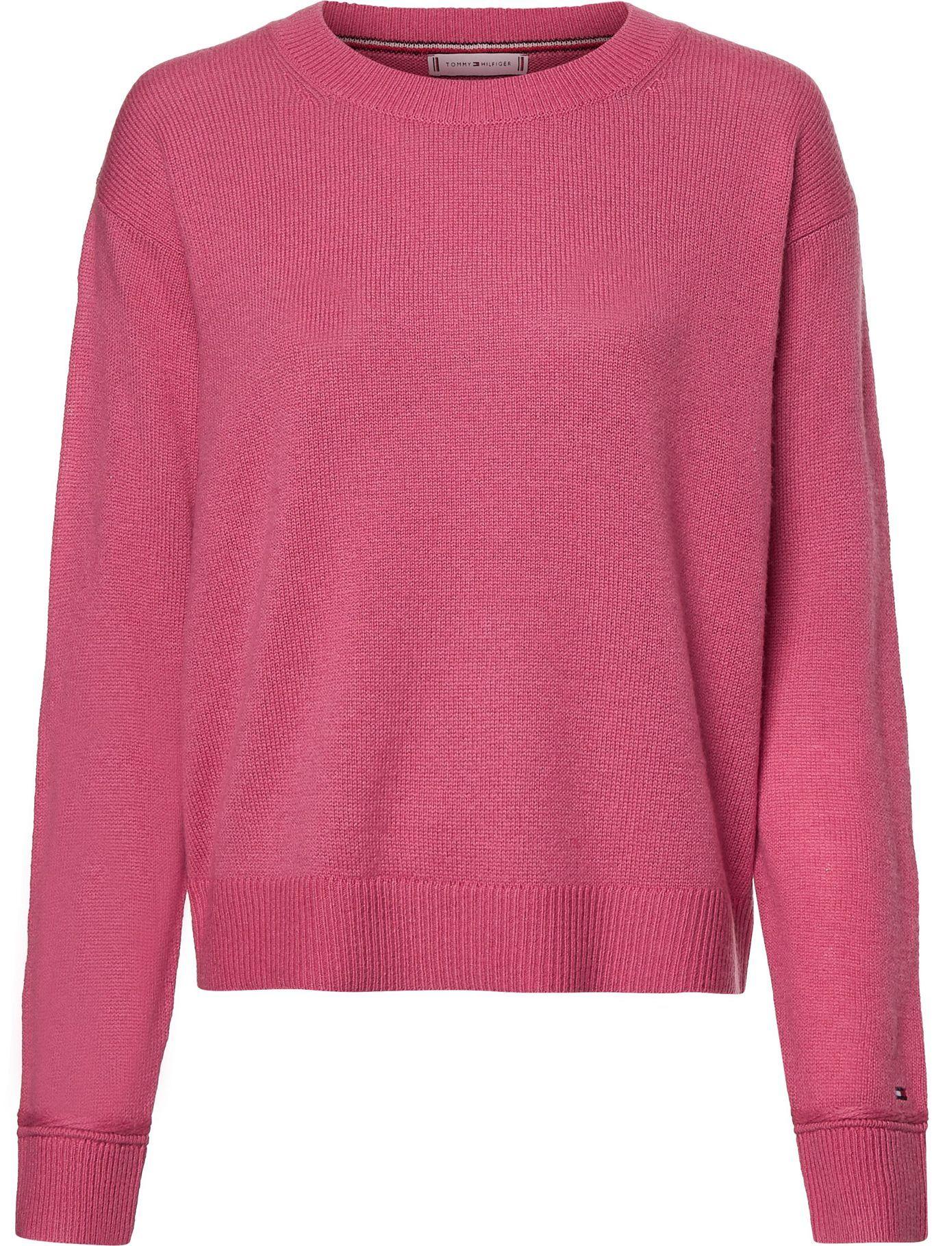 Sweater De Lana Suave C-Neck Rosado Tommy Hilfiger-4