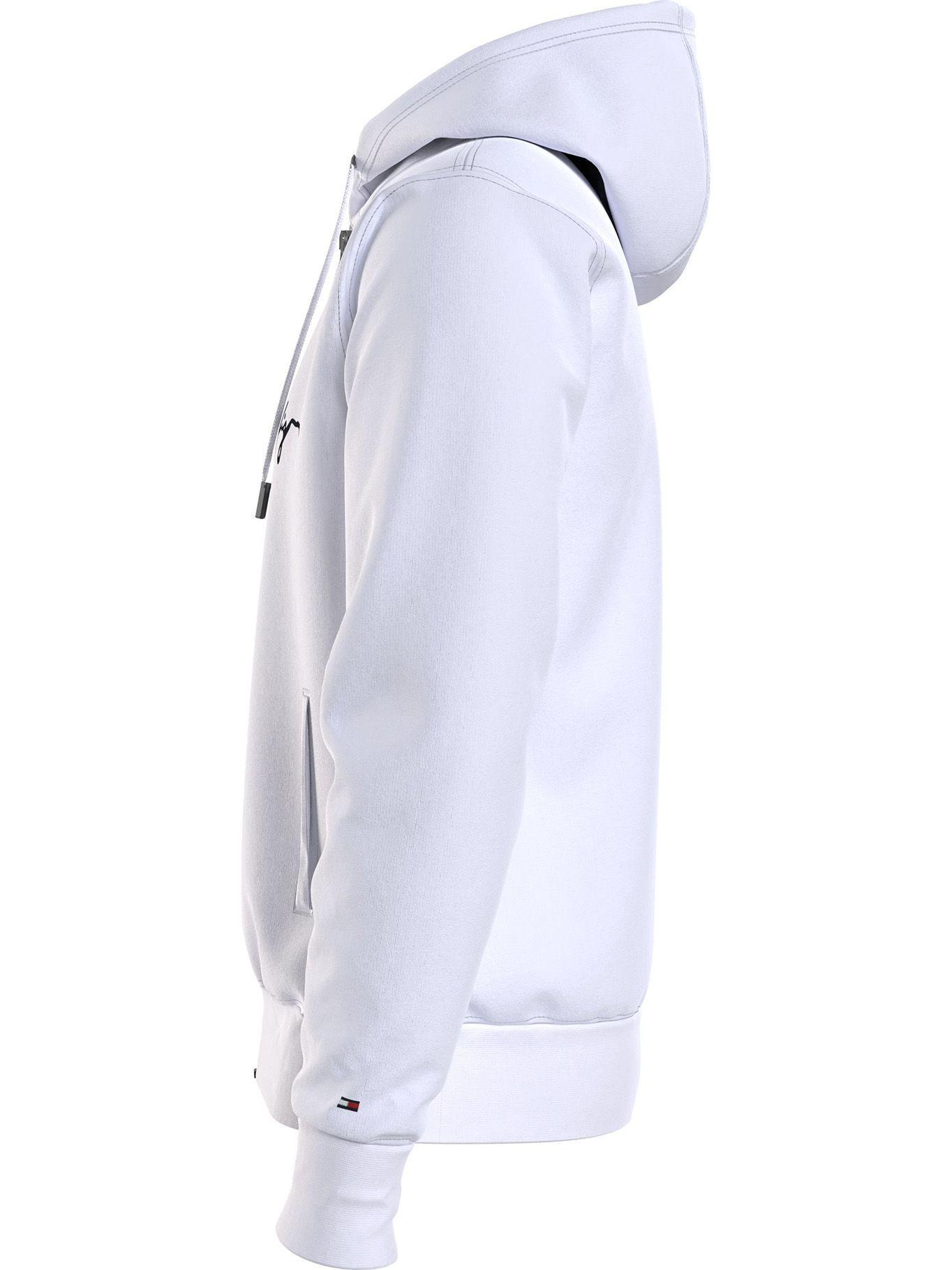 Polerón Signature Zip Blanco Tommy Hilfiger JN2-3