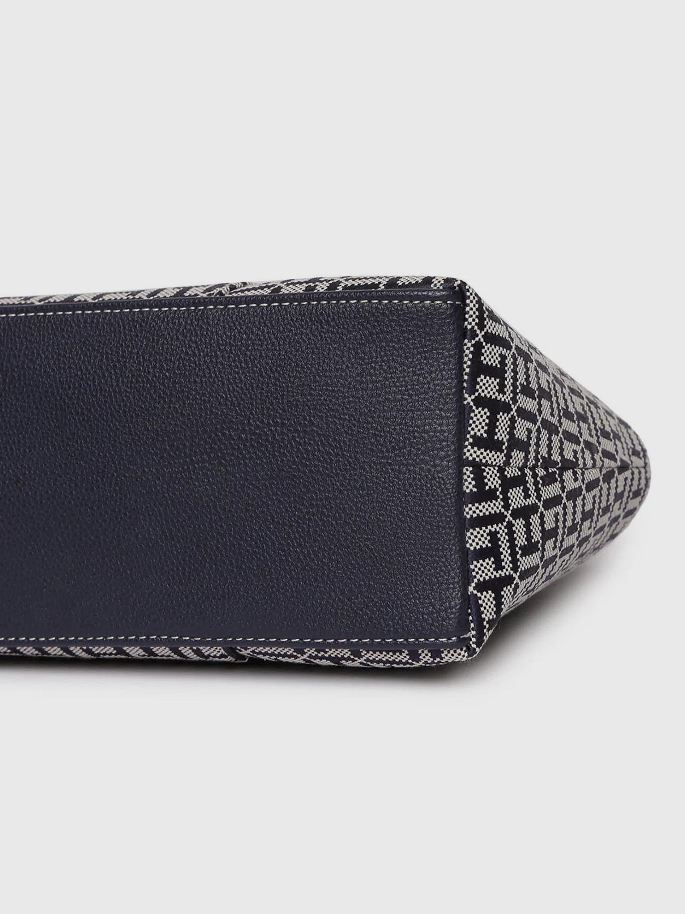 Cartera Satchel Monogram Azul Tommy Hilfiger-6