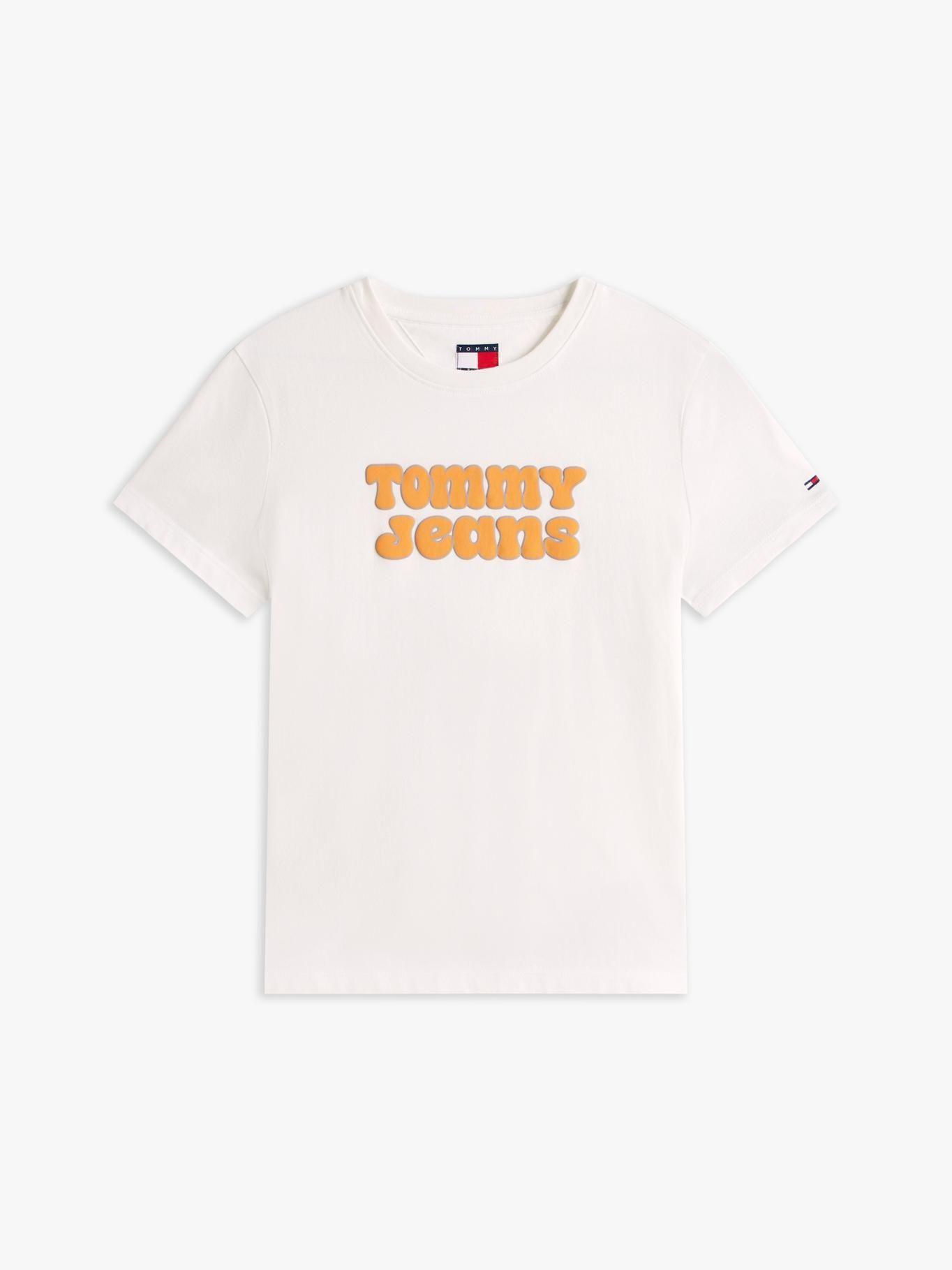 Polera Essential Logo Regular YBL Blanco Tommy Jeans-4