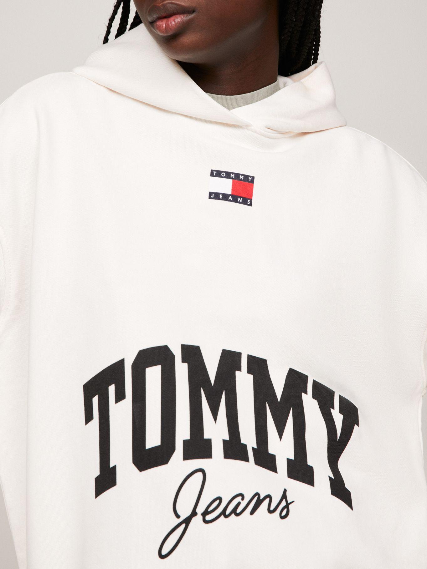 Polerón Hoodie Oversize College Blanco Tommy Jeans-3
