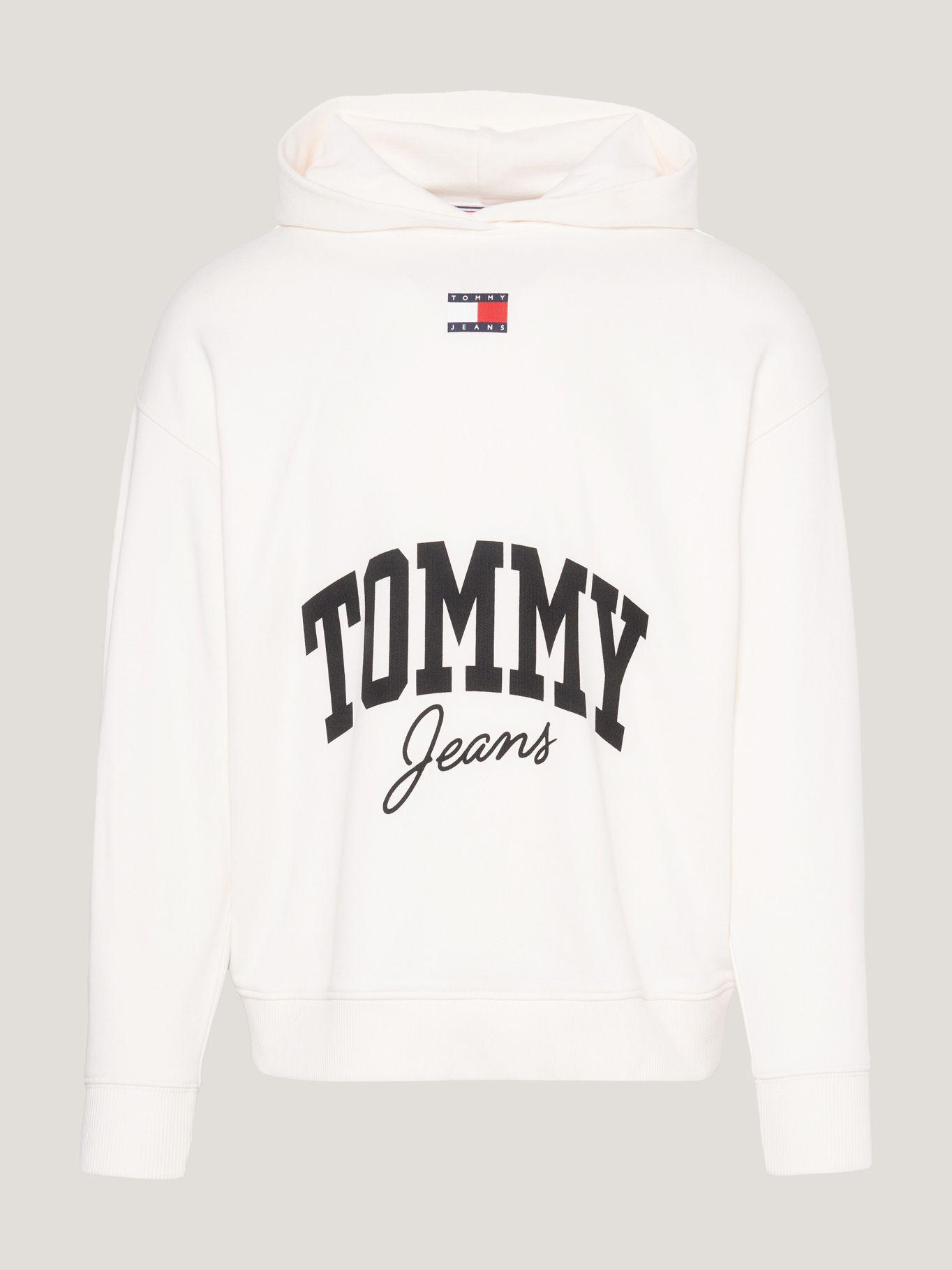 Polerón Hoodie Oversize College Blanco Tommy Jeans-4