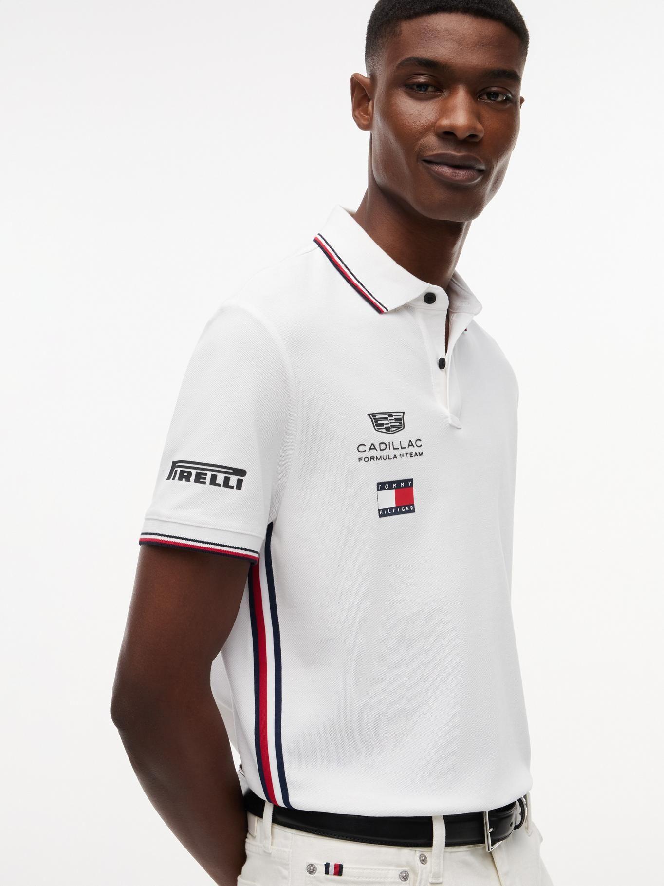 Polo Unisex TH x Cadillac F1 Blanco Tommy Hilfiger-6