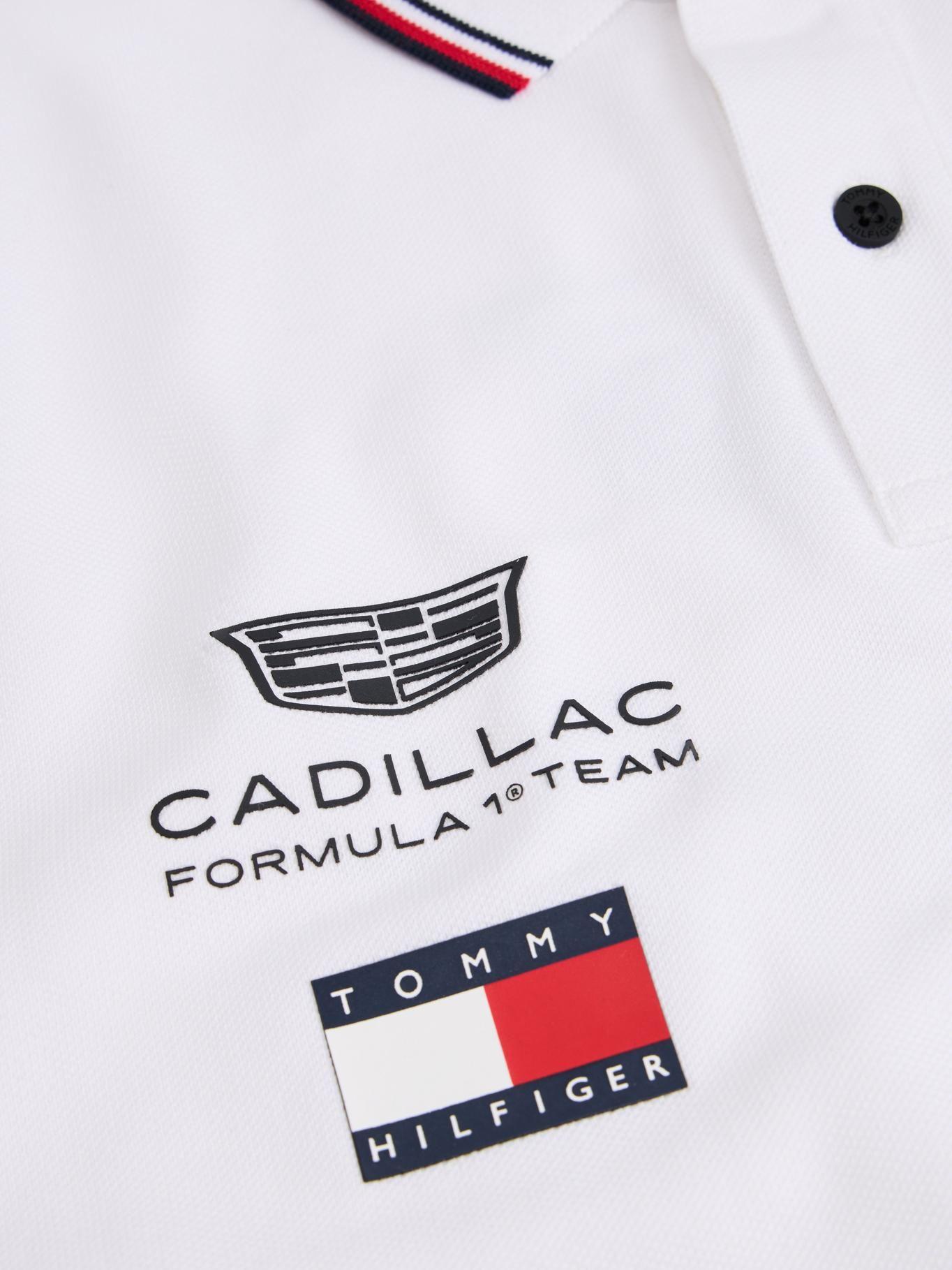 Polo Unisex TH x Cadillac F1 Blanco Tommy Hilfiger-8