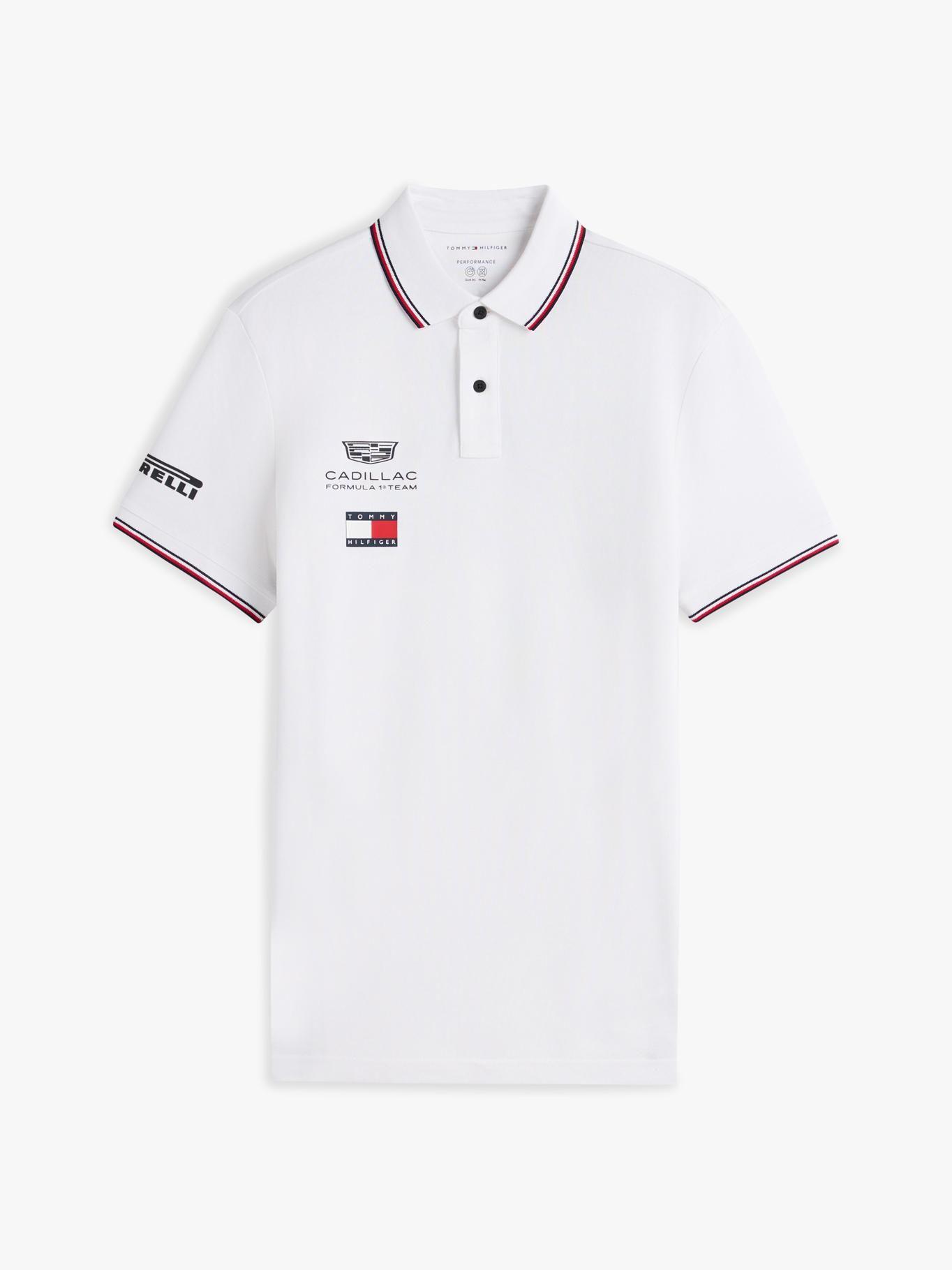 Polo Unisex TH x Cadillac F1 Blanco Tommy Hilfiger-9