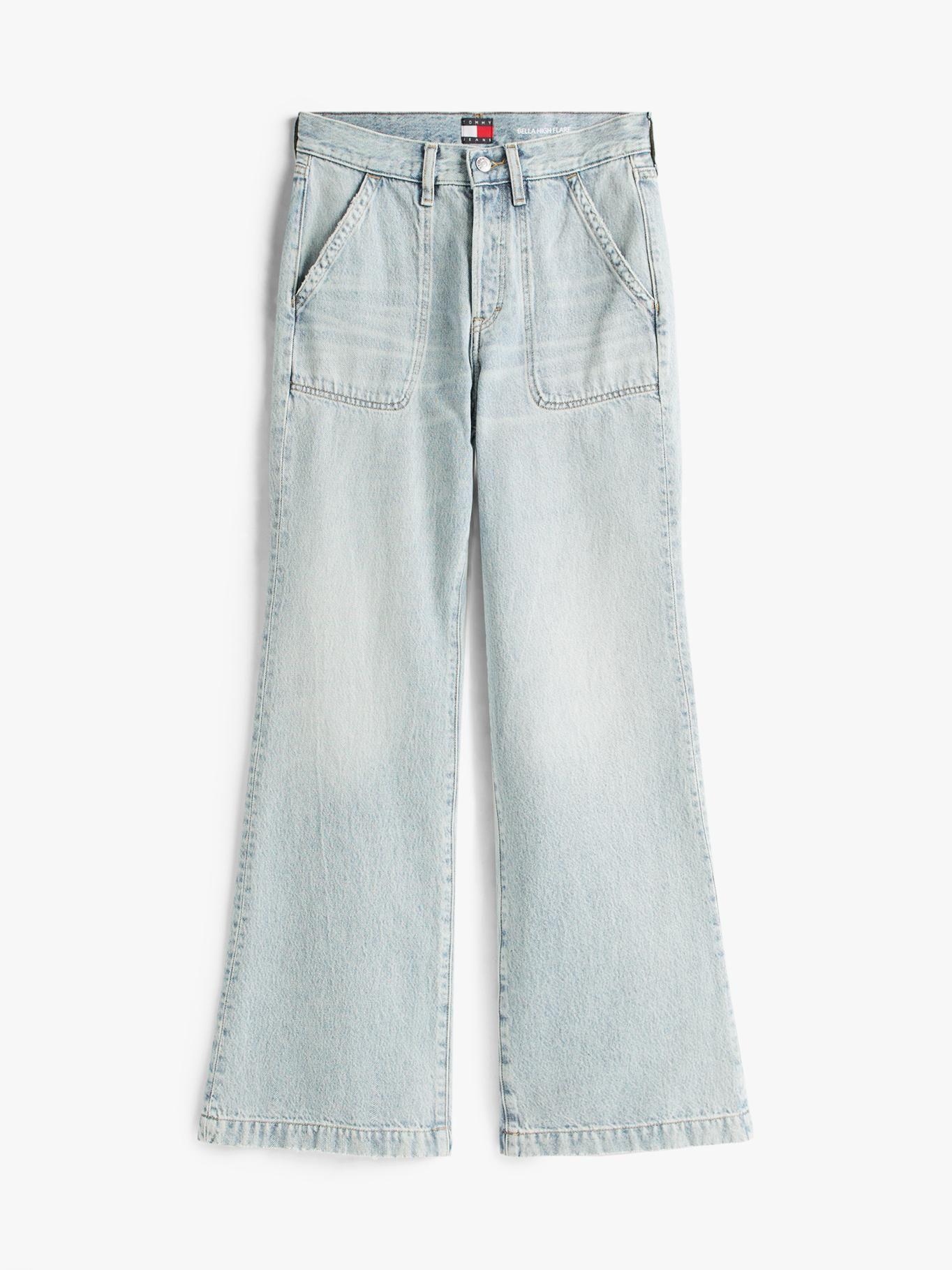 Jeans Bella Talle Alto C Pernera Ancha Azul Tommy Jeans-4