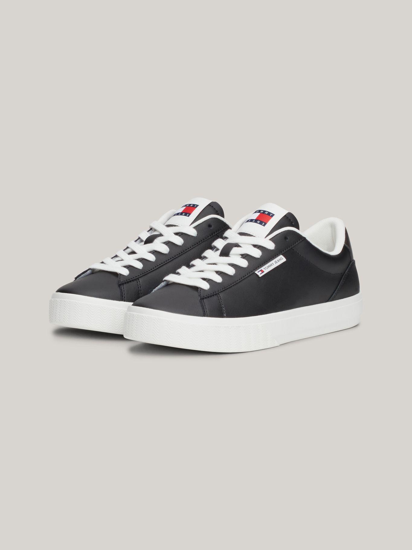 Zapatillas Cuero Cupsole Metallic Negro Tommy Hilfiger-0
