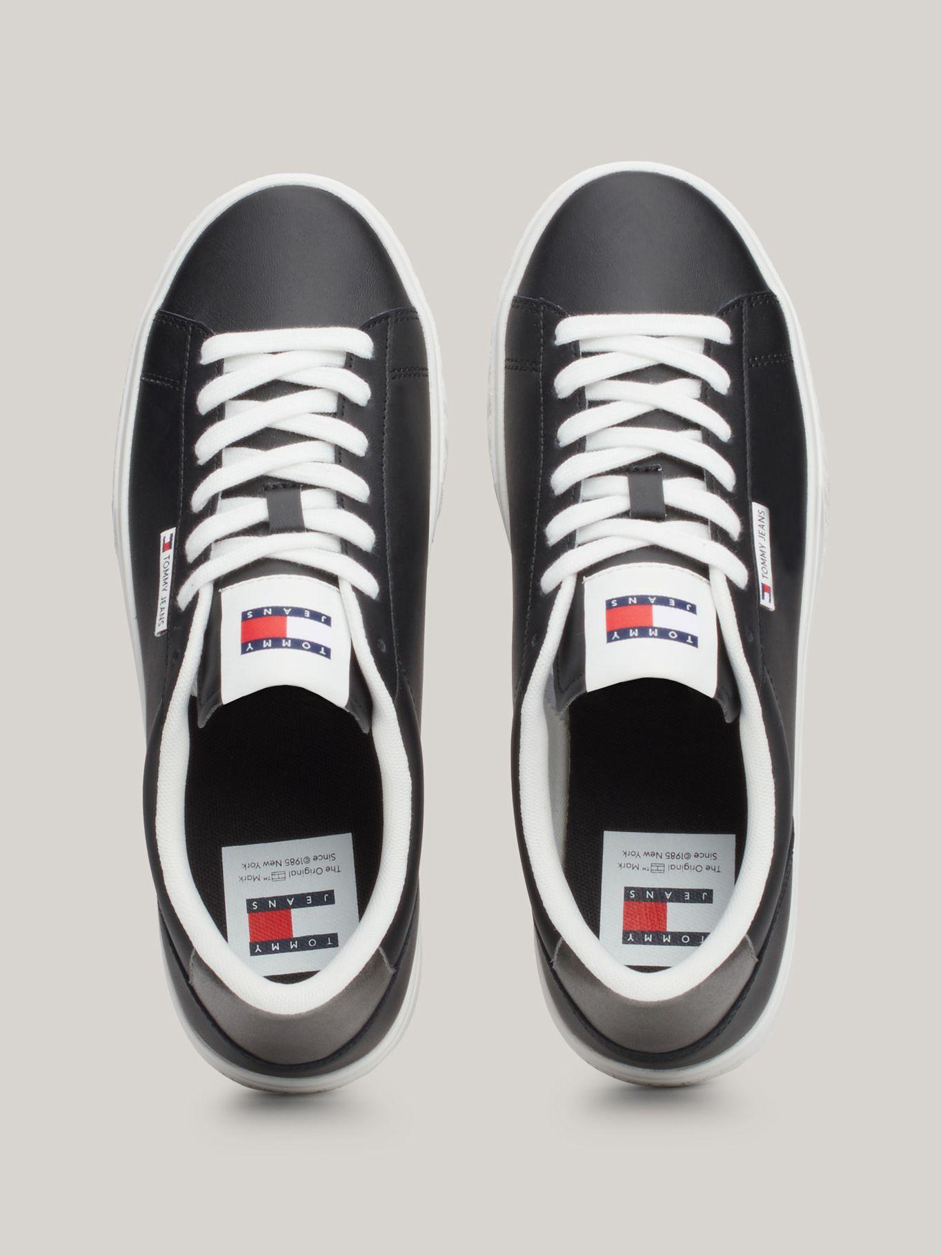 Zapatillas Cuero Cupsole Metallic Negro Tommy Hilfiger-2