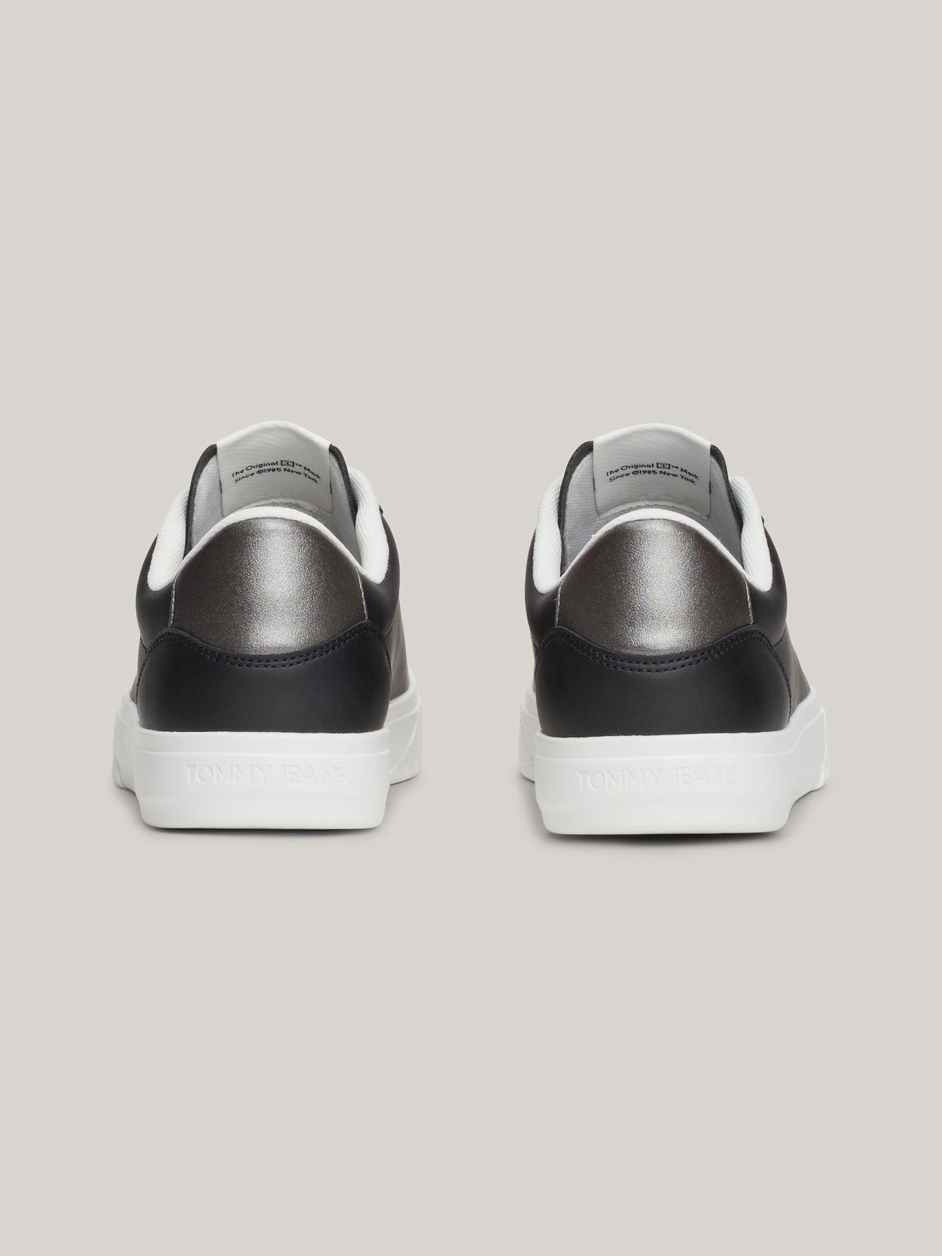 Zapatillas Cuero Cupsole Metallic Negro Tommy Hilfiger-7