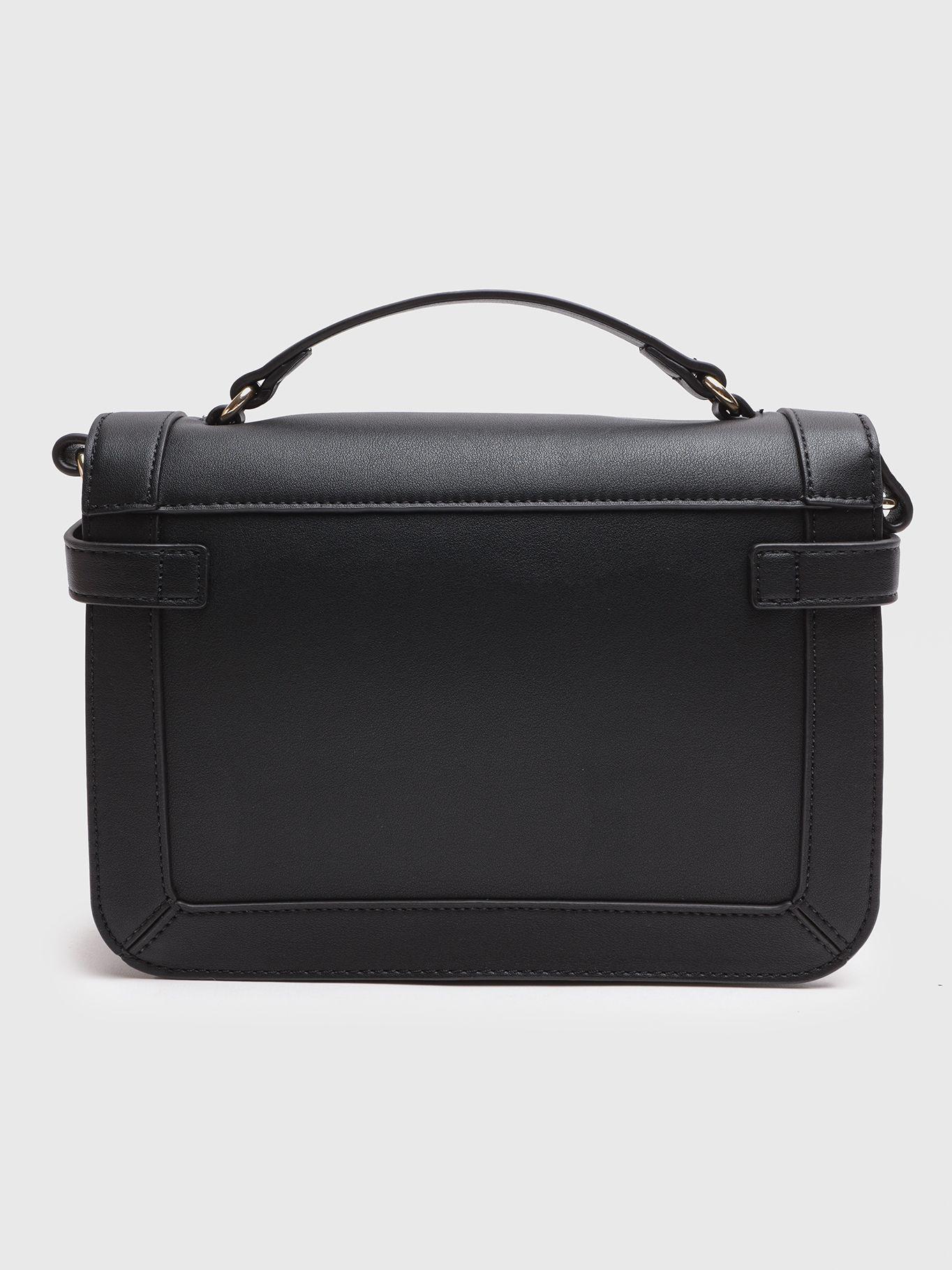 Bolso Bandolera Con Solapa Negro Tommy Hilfiger-1