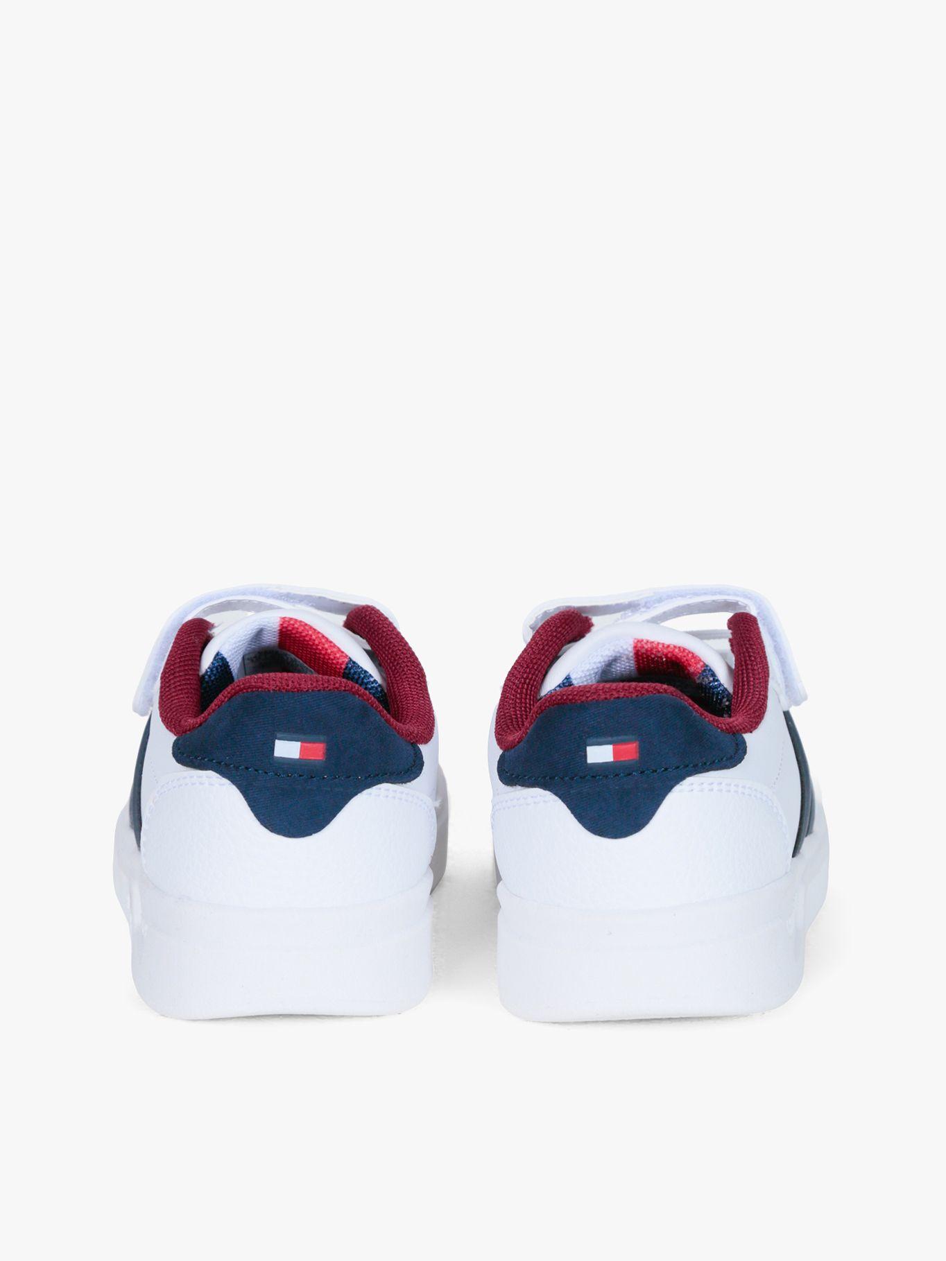 Zapatillas Con Velcro Blanco Tommy Hilfiger-1