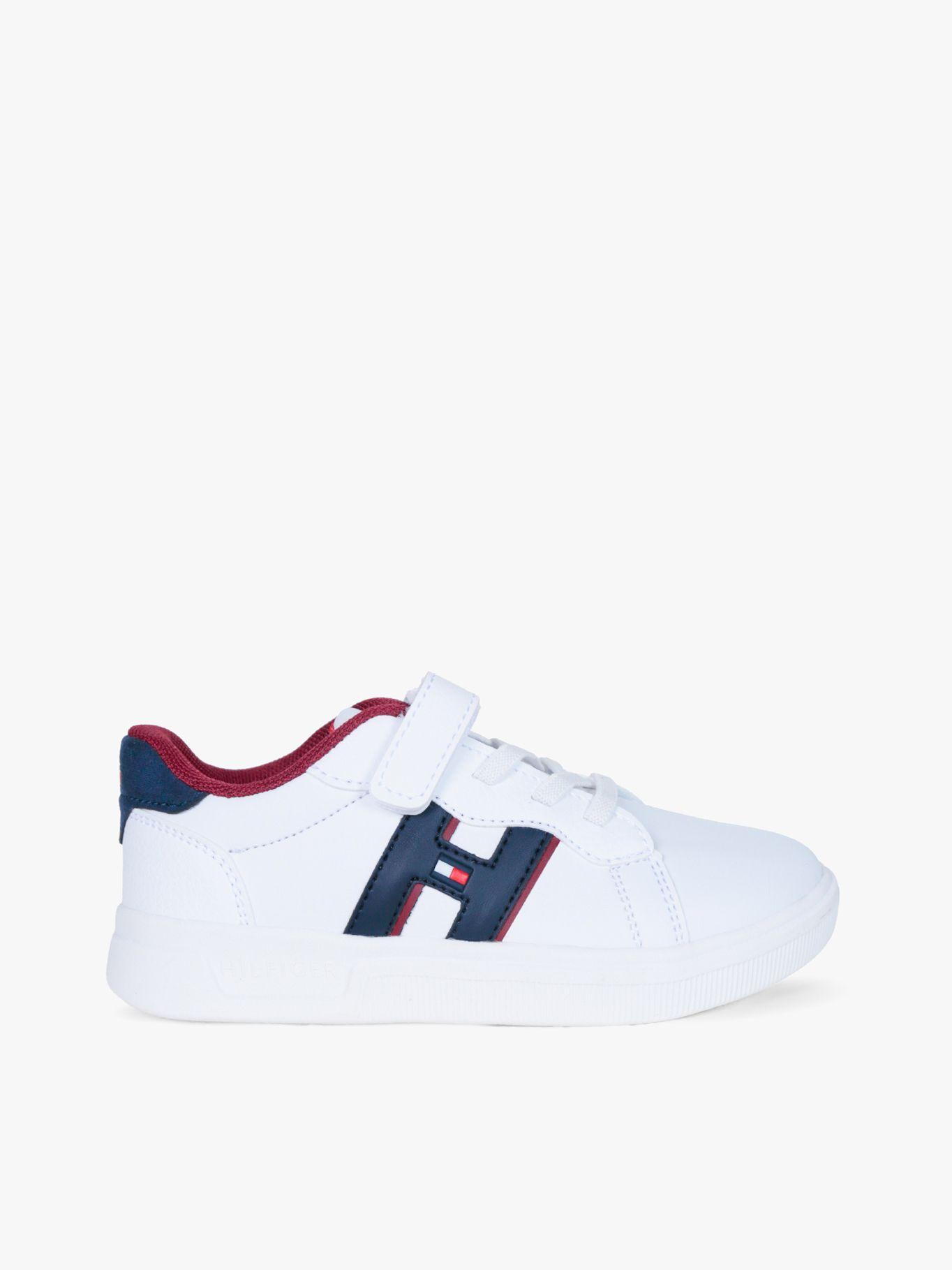 Zapatillas Con Velcro Blanco Tommy Hilfiger-4