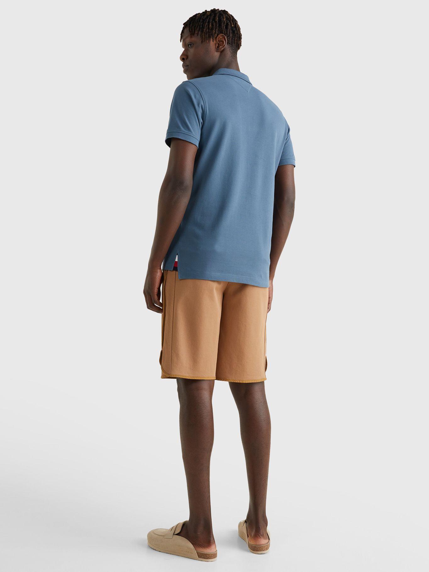 Polo Diseño Stipe El Cuello Slim Fit Azul Tommy Hilfiger-3