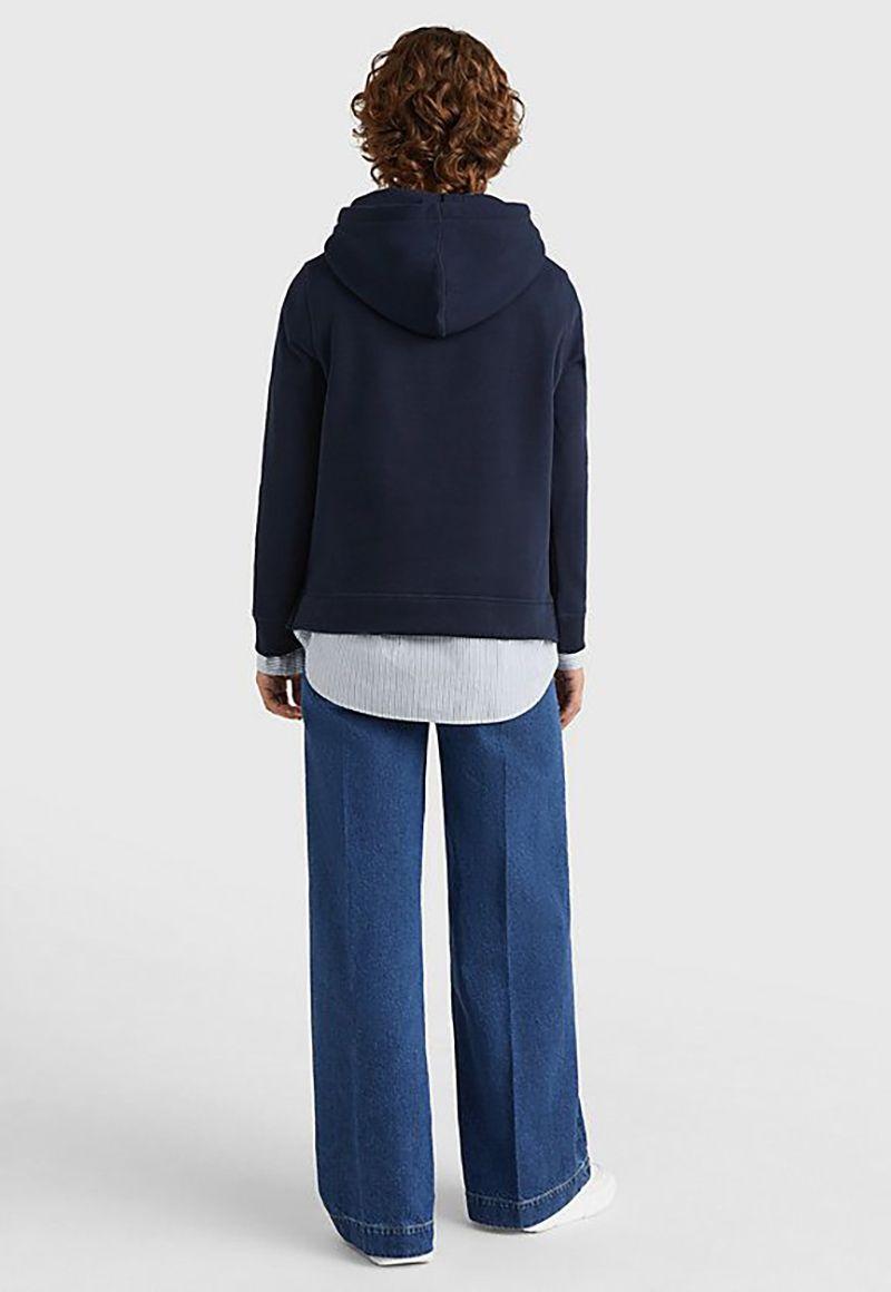Polerón Hoodie Essential Con Logo Azul Tommy Hilfiger-2