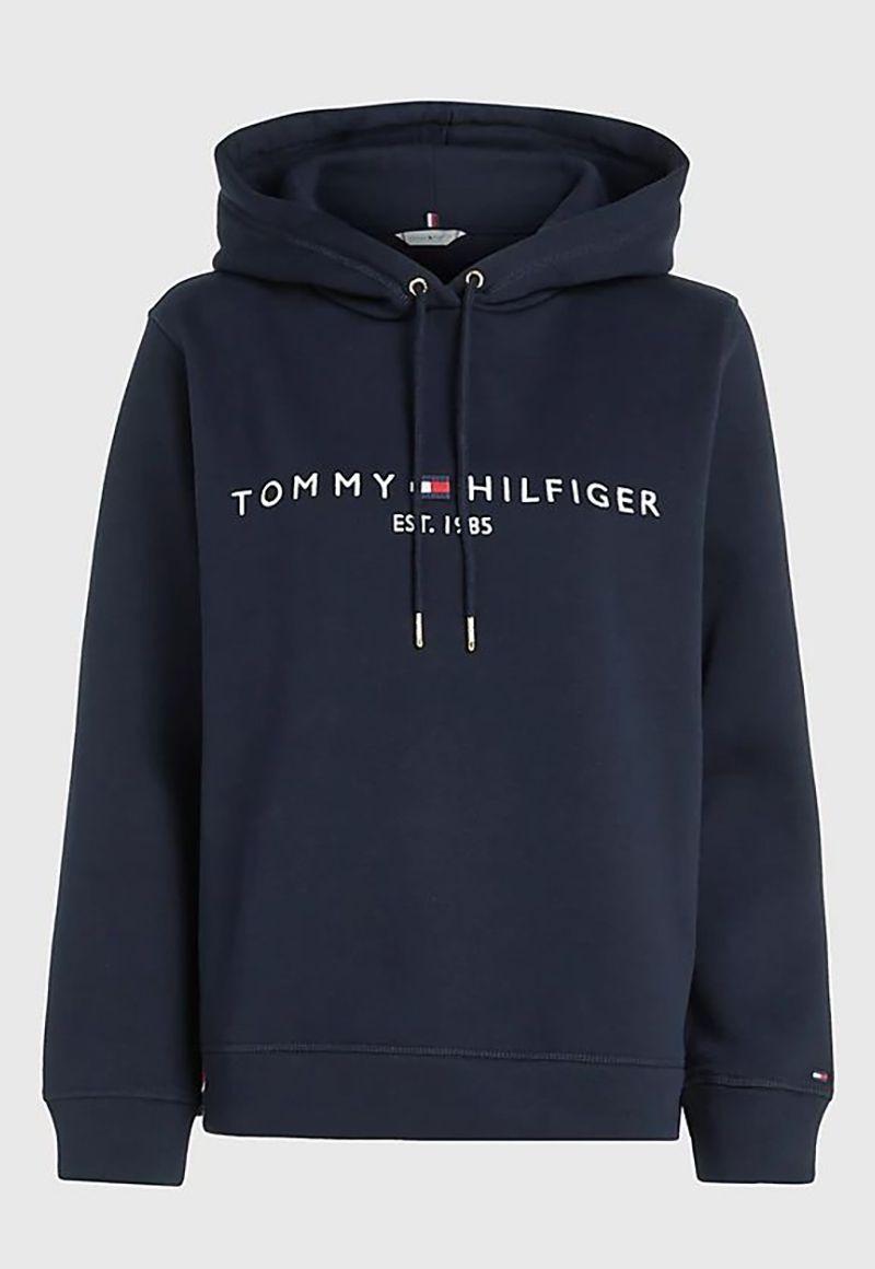 Polerón Hoodie Essential Con Logo Azul Tommy Hilfiger-4