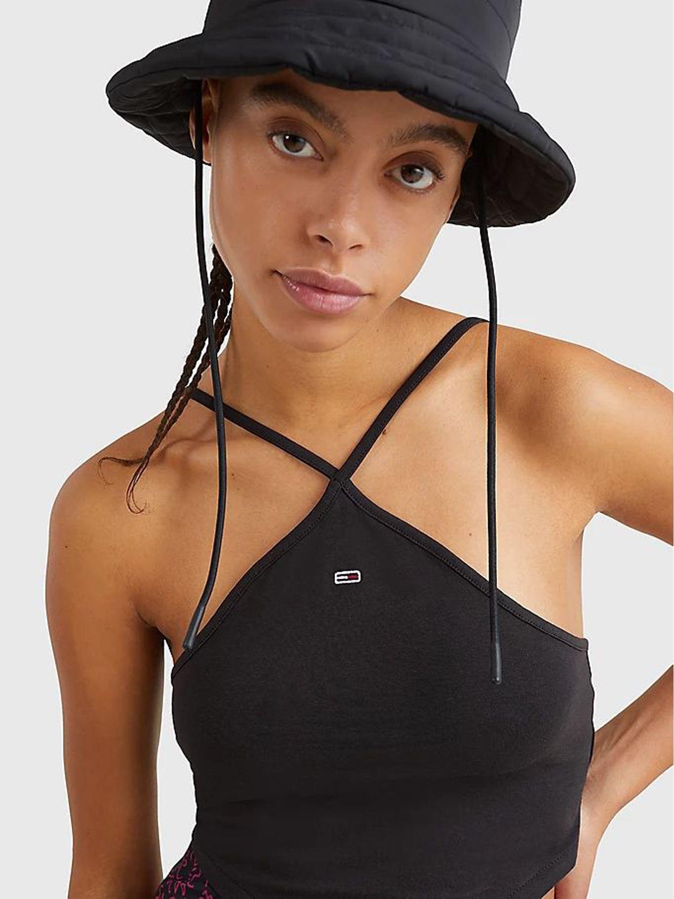 Polera Con Tirantes Y Logo Negro Tommy Hilfiger-3