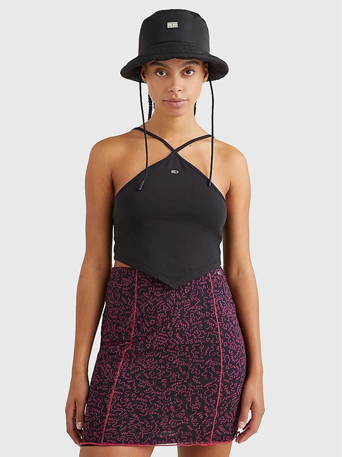 Polera Con Tirantes Y Logo Negro Tommy Hilfiger-0