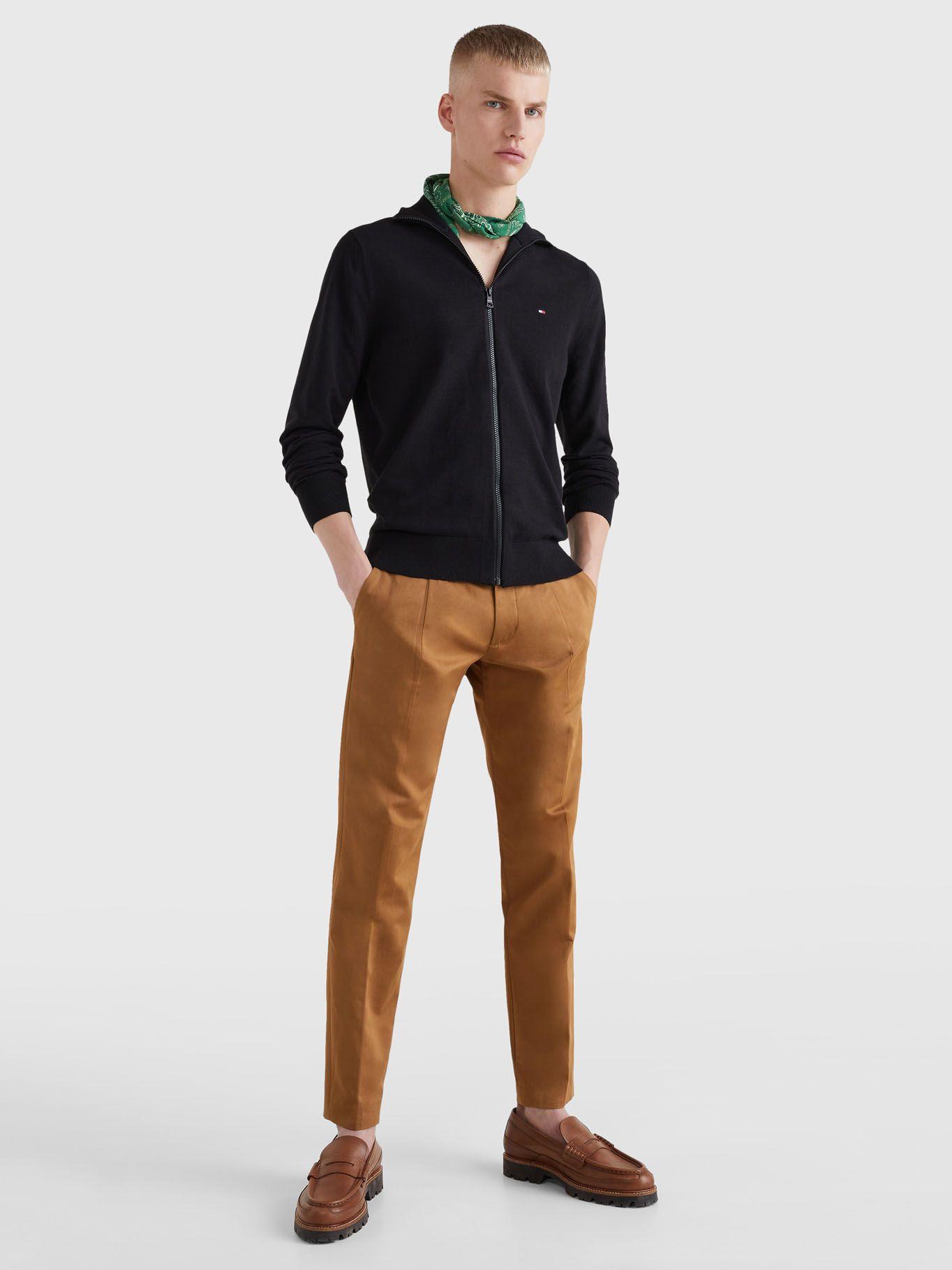 Cárdigan Essential 1985 Con Cierre Negro Tommy Hilfiger-1