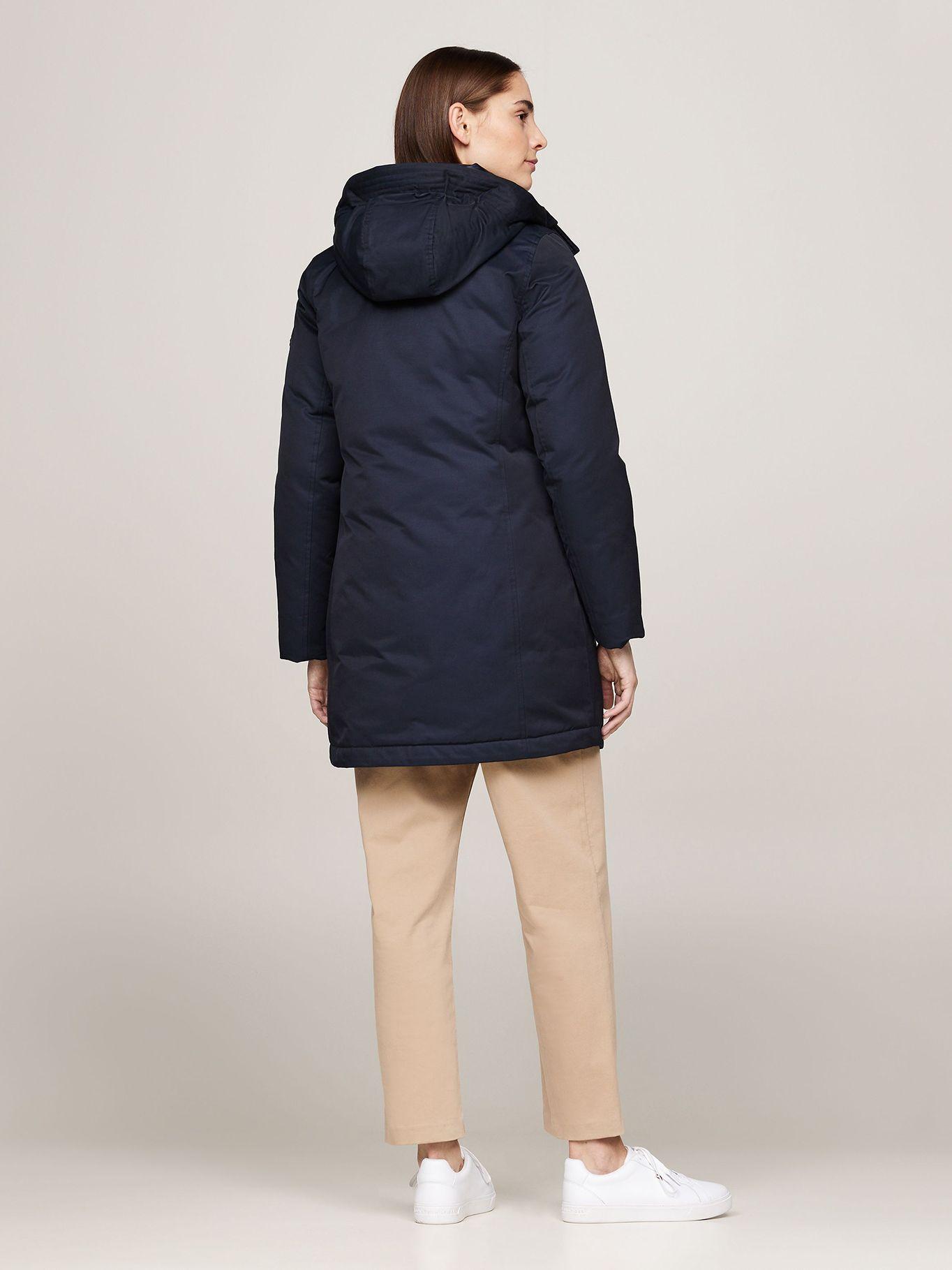 Parka Acolchada Con Gorro Azul DW5 Tommy Hilfiger-2