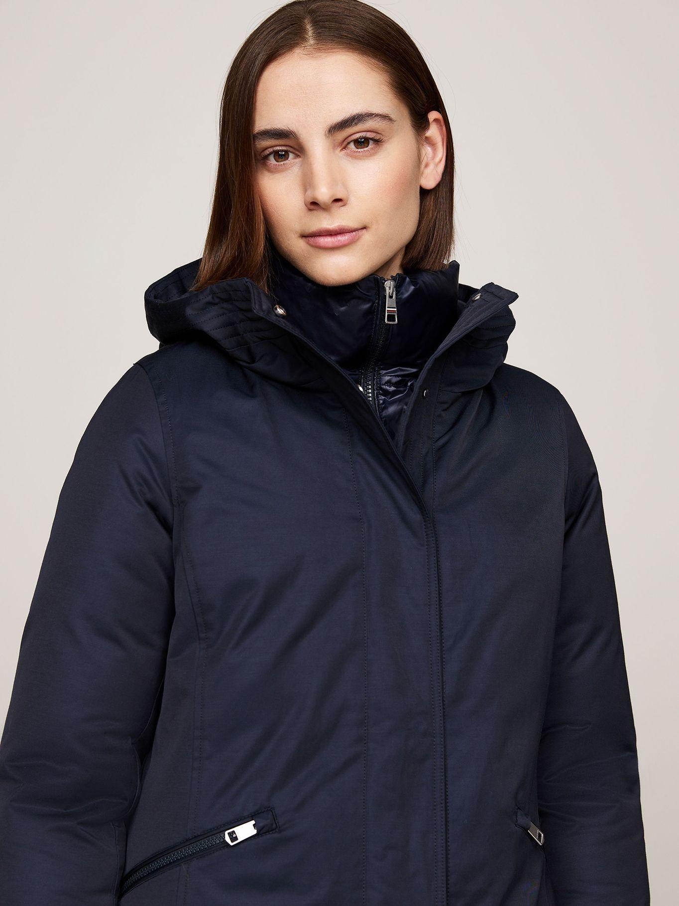 Parka Acolchada Con Gorro Azul DW5 Tommy Hilfiger-3