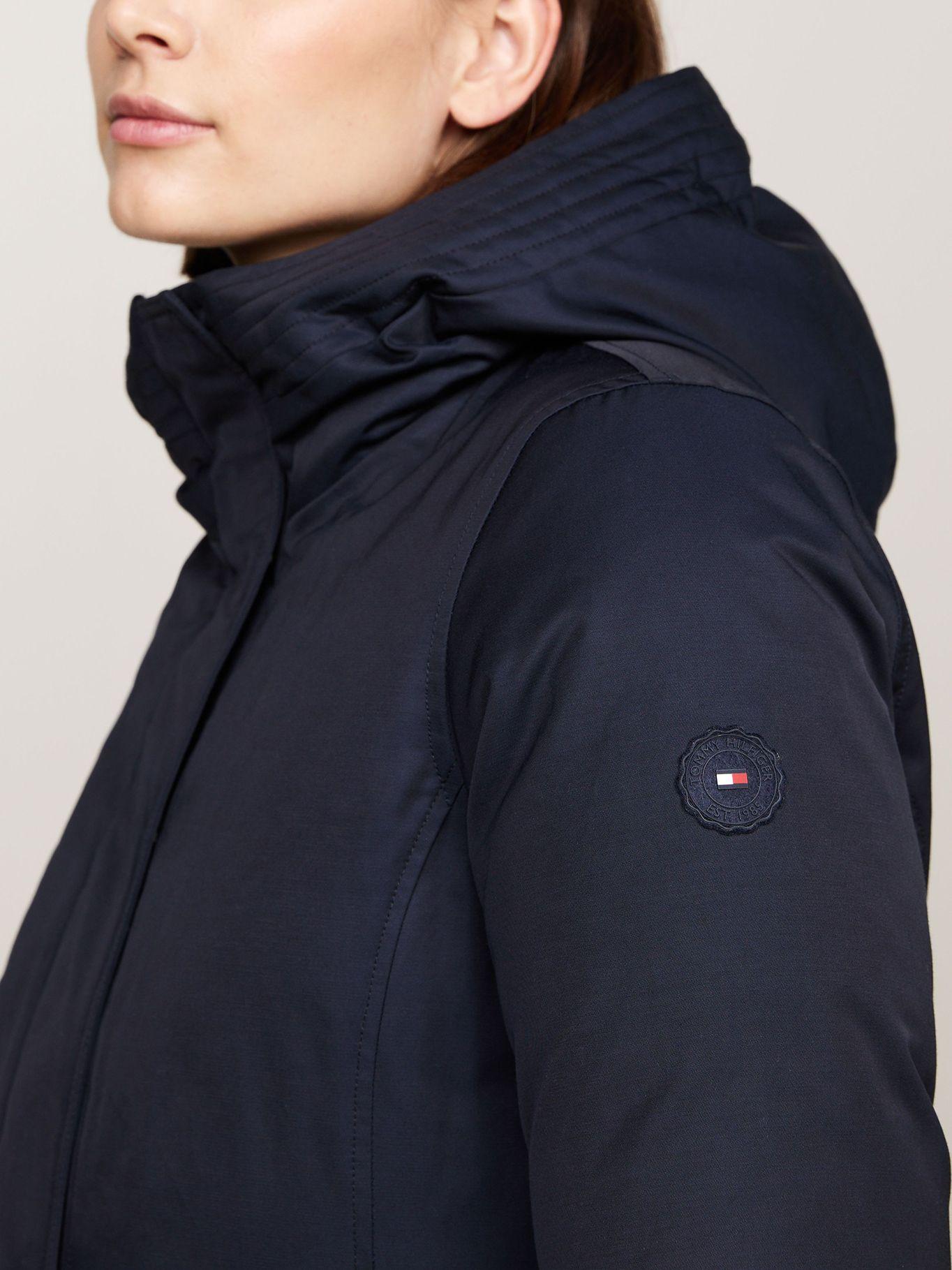 Parka Acolchada Con Gorro Azul DW5 Tommy Hilfiger-4