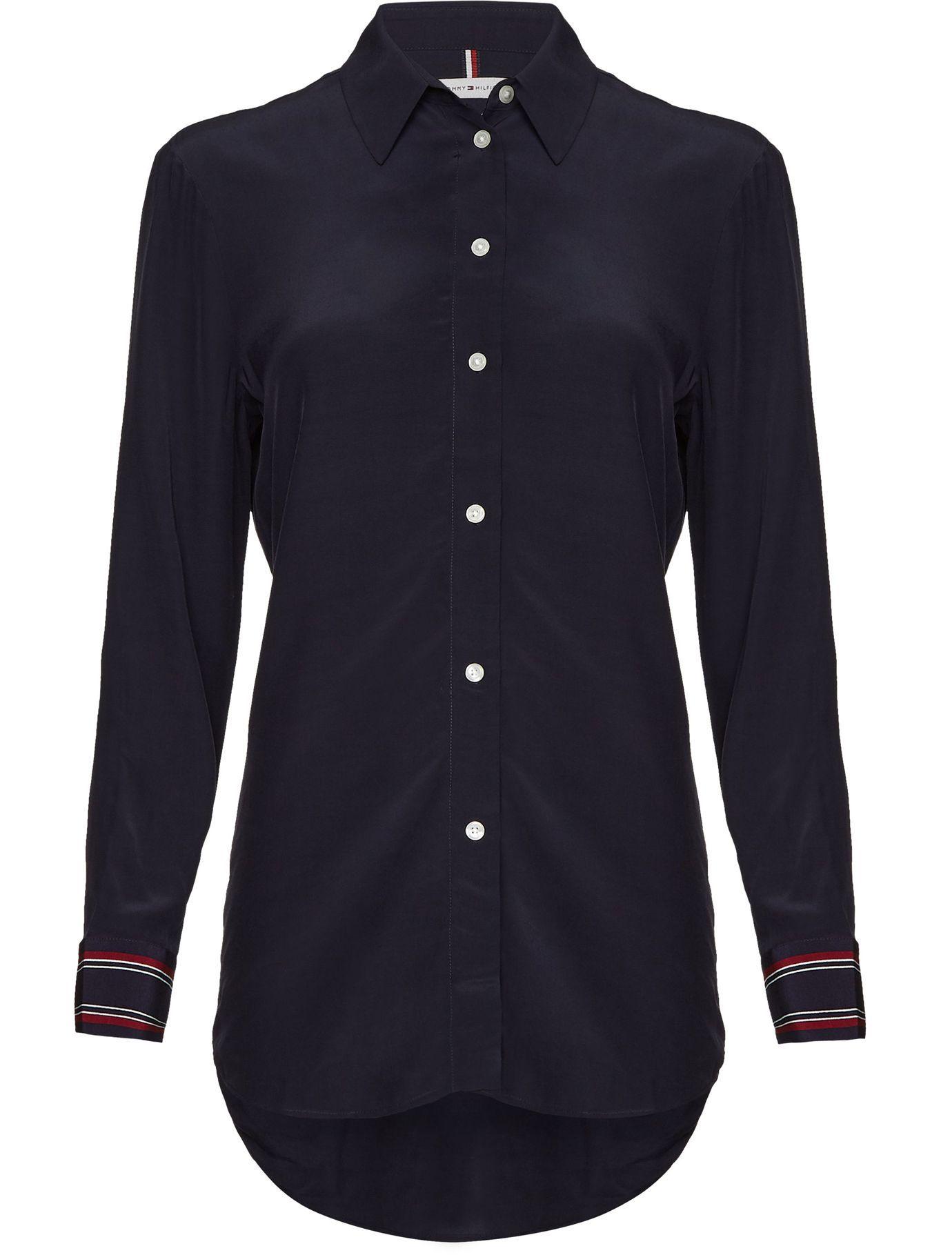 Camisa Regular Fit Classic Logo Azul Tommy Hilfiger-0