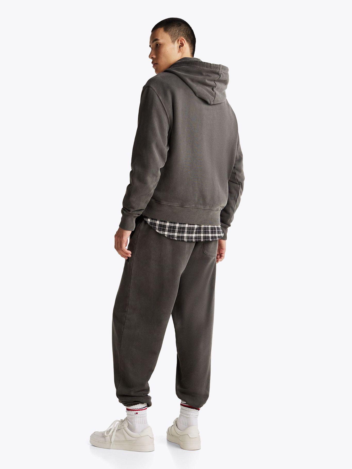 Polerón Hoodie Con Efecto Lavado Negro Tommy Jeans-2