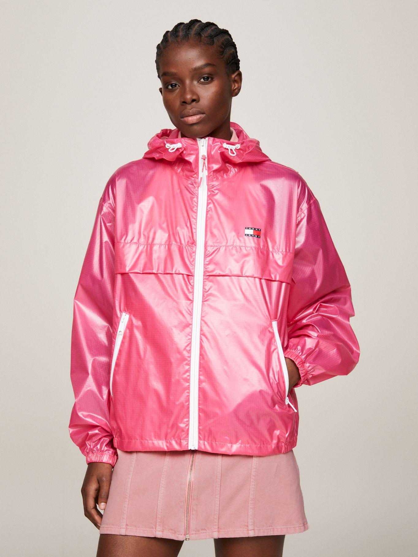 CORTAVIENTOS CHICAGO BRILLANTE Rosado Tommy Hilfiger-0