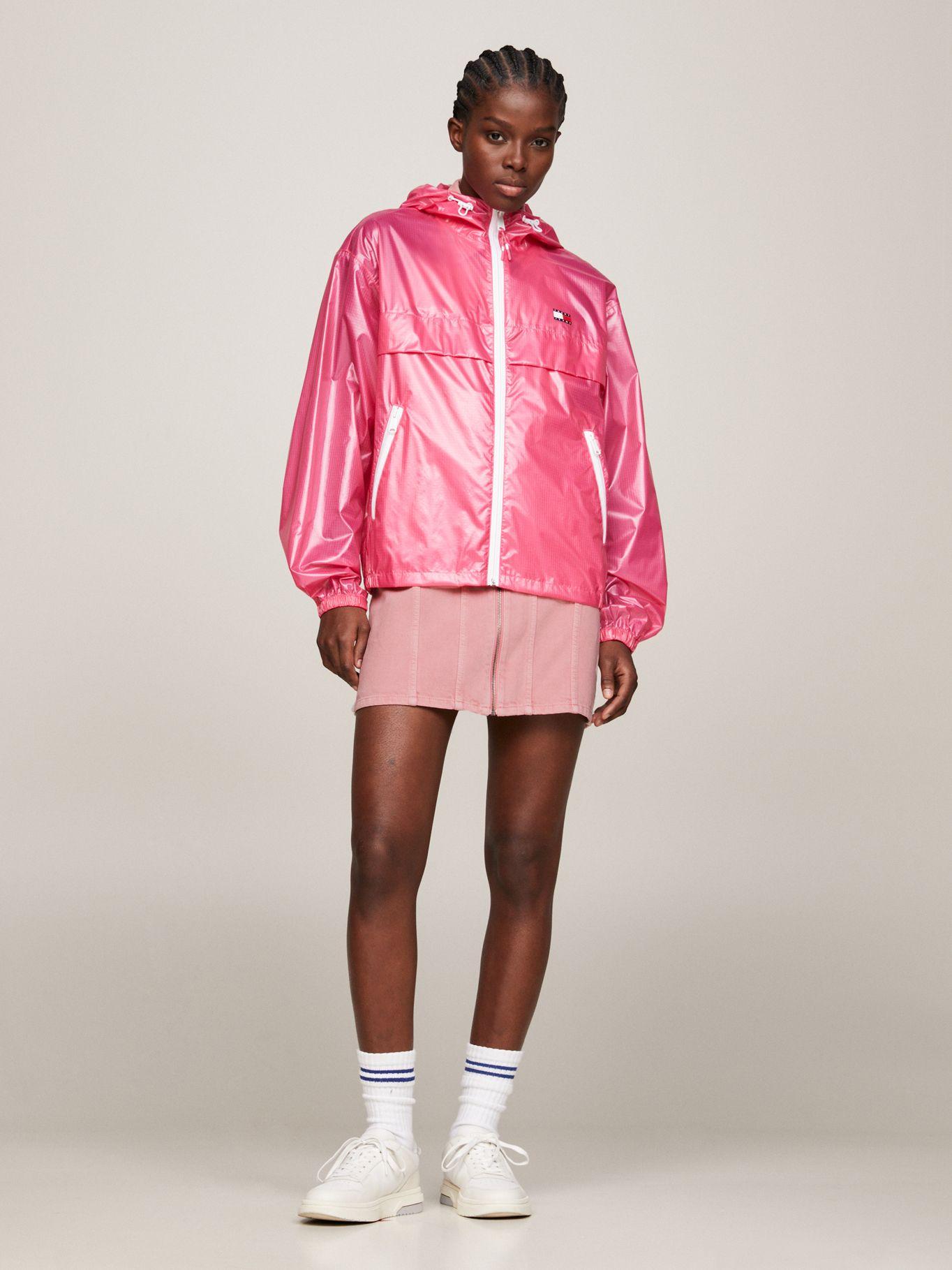 CORTAVIENTOS CHICAGO BRILLANTE Rosado Tommy Hilfiger-1