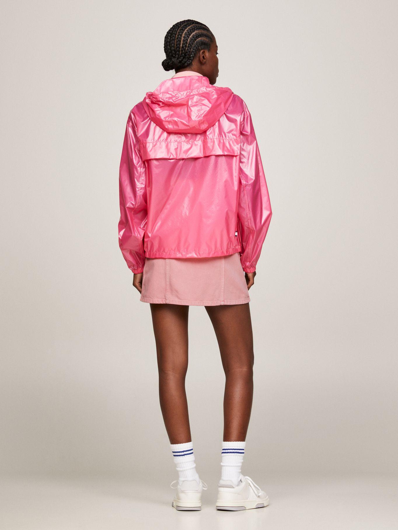 CORTAVIENTOS CHICAGO BRILLANTE Rosado Tommy Hilfiger-2