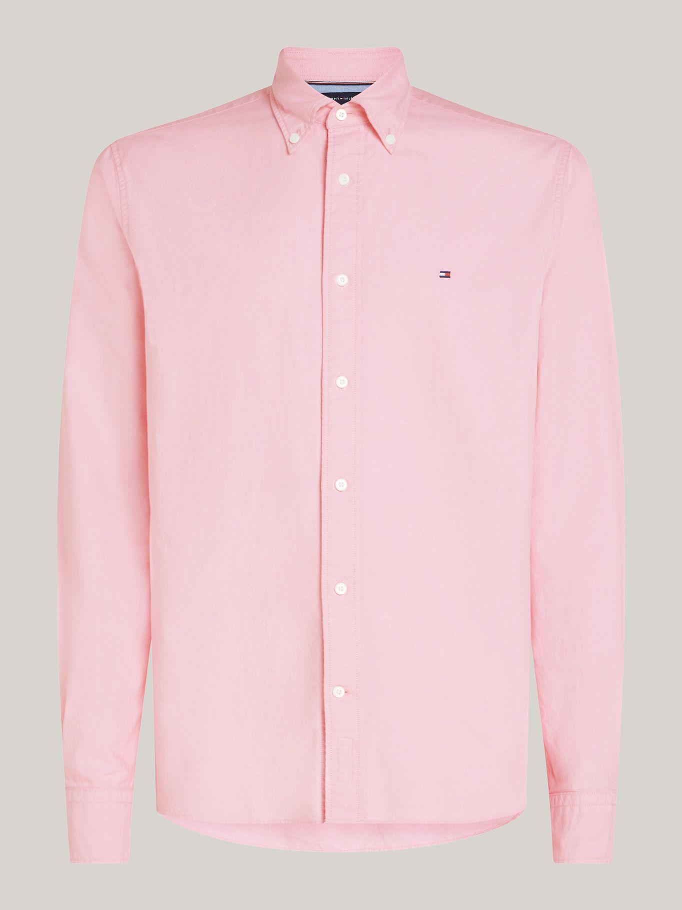 Camisa Oxford Heritage Regular Fit Rosado Tommy Hilfiger-4