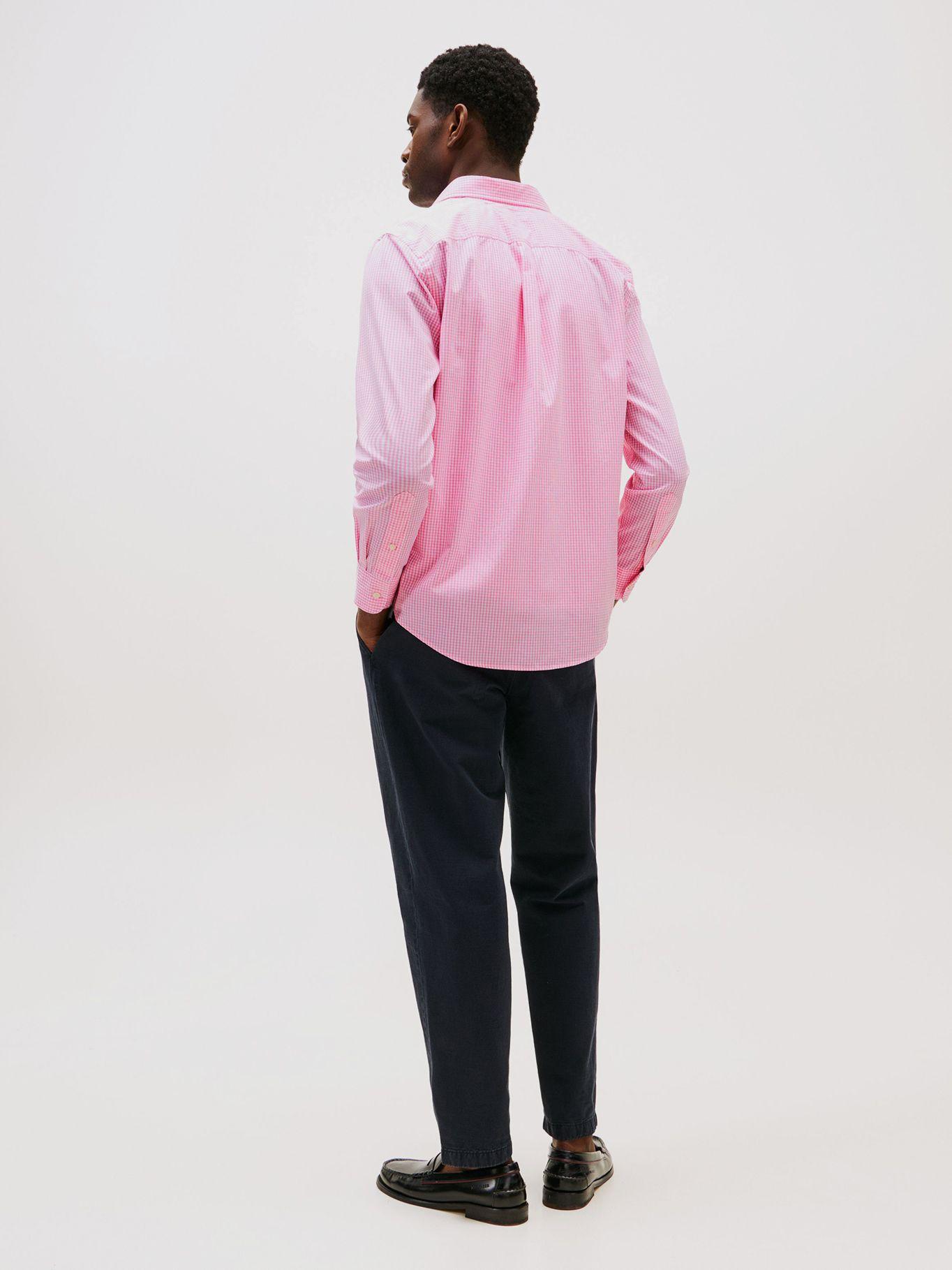 Camisa Flex Regular De Cuadros Rosado Tommy Hilfiger-2