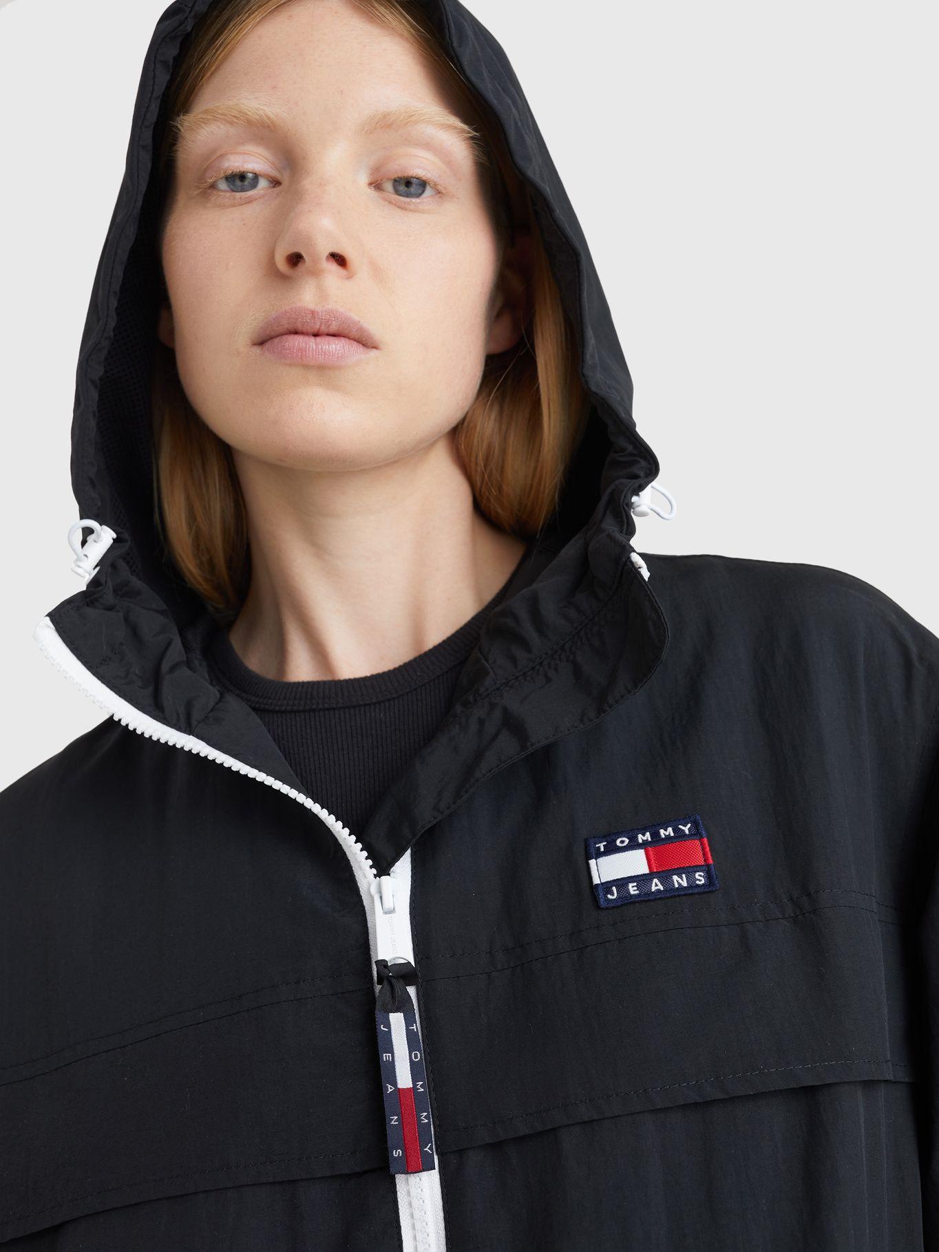 Cortavientos Chicago Con Logo Negro Tommy Hilfiger-3