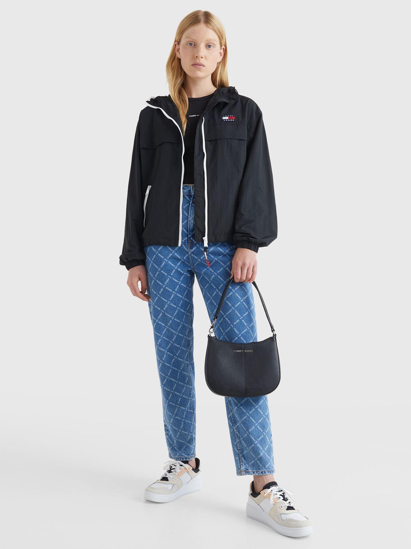 Cortavientos Chicago Con Logo Negro Tommy Hilfiger-1