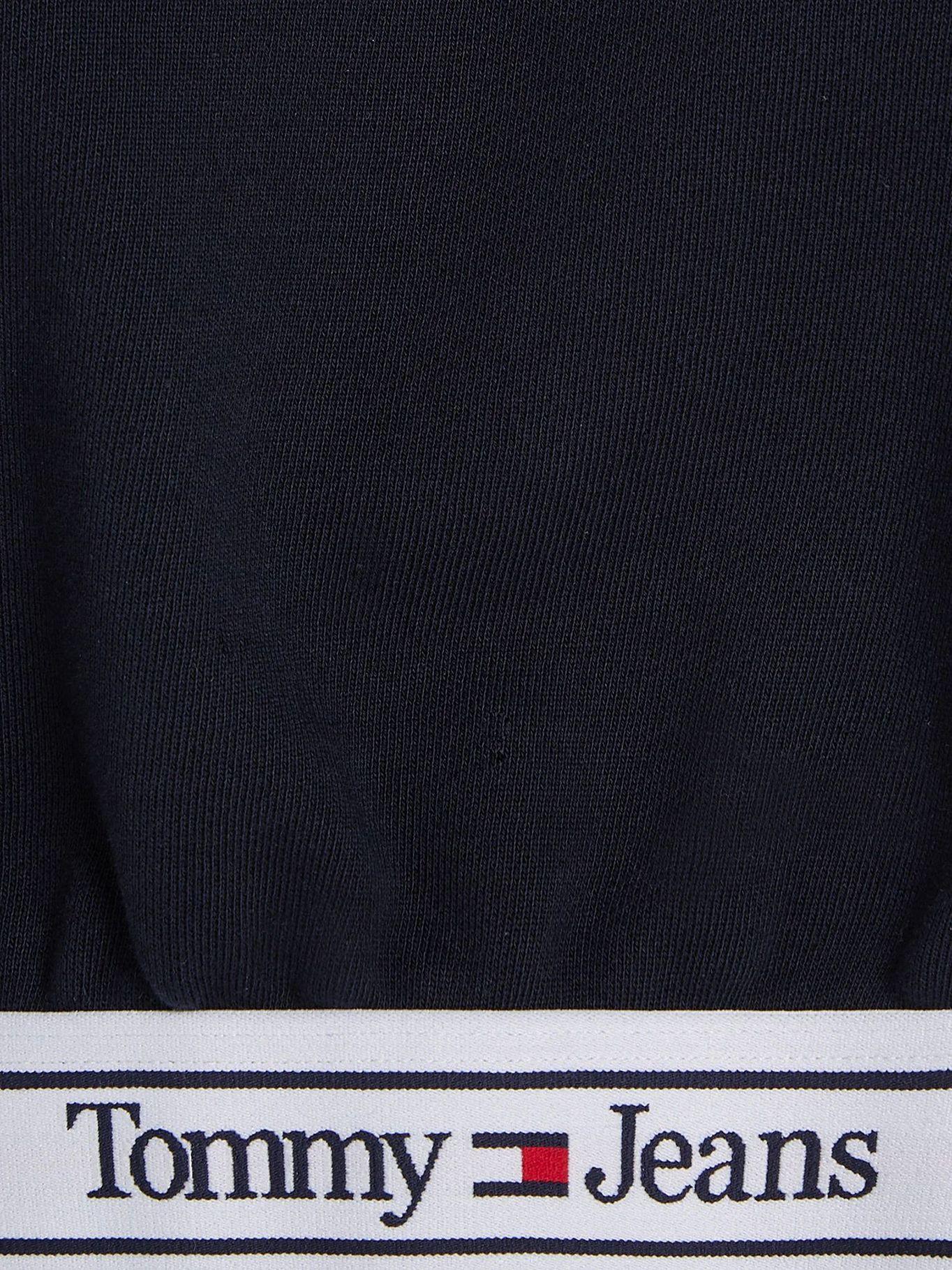 Polerón Con Cierre Cropped Azul Tommy Jeans-5