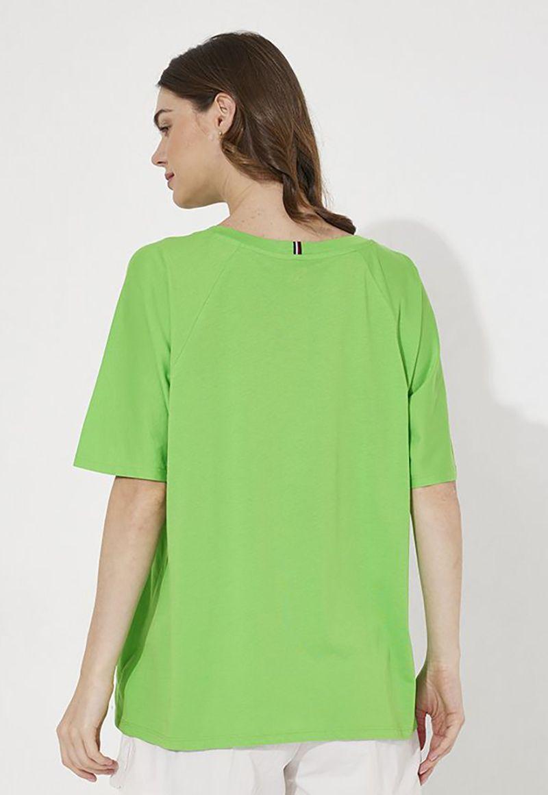 Polera Sport Relaxed Graphic Verde Tommy Hilfiger-1