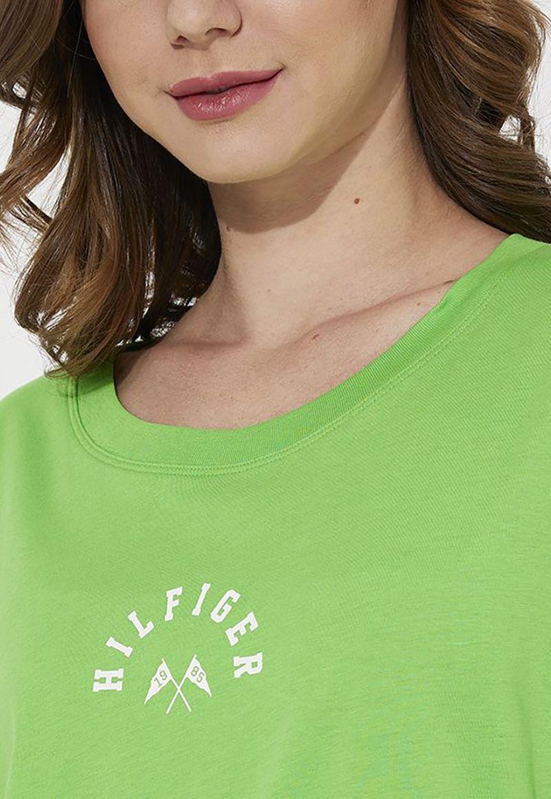 Polera Sport Relaxed Graphic Verde Tommy Hilfiger-3