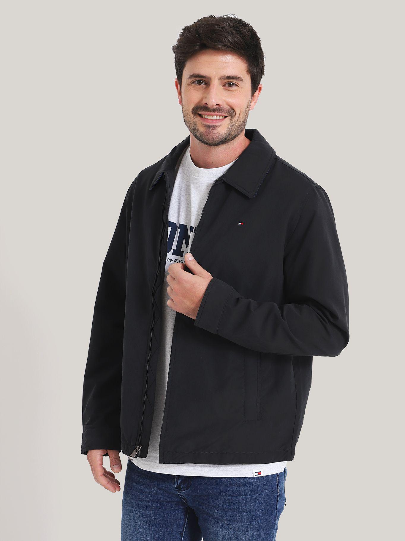 Chaqueta Classic Laydown Con Logo Negro Tommy Hilfiger-0