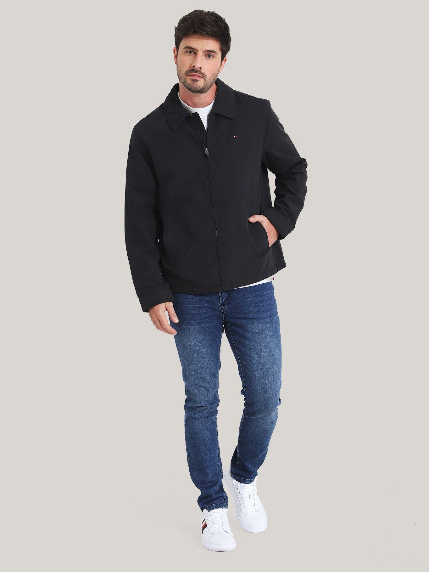 Chaqueta Classic Laydown Con Logo Negro Tommy Hilfiger-1