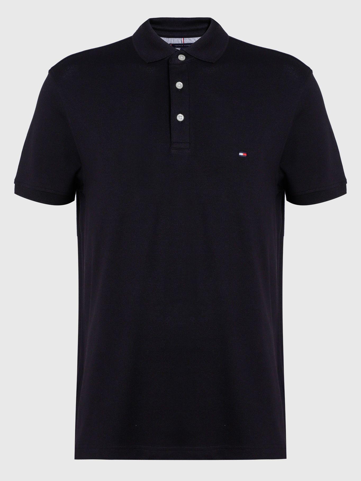 Polo Slim Fit Logo 1985 Negro Tommy Hilfiger-3