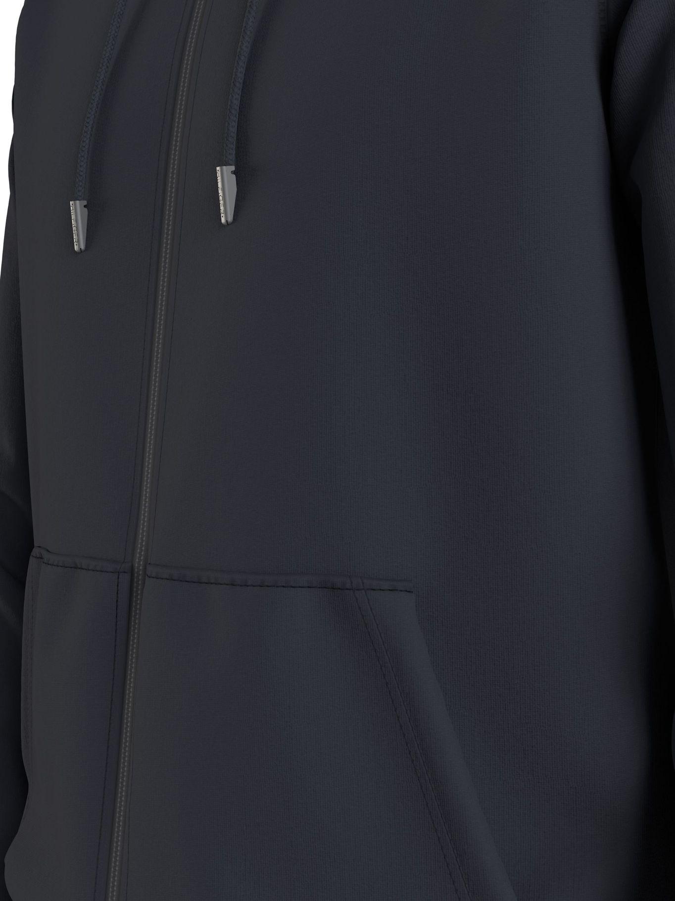 Polerón Hoodie Logo Y Cierre Azul Tommy Hilfiger-4