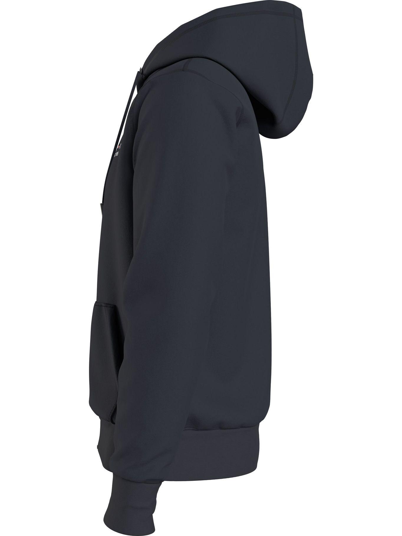 Polerón Hoodie Logo Y Cierre Azul Tommy Hilfiger-3