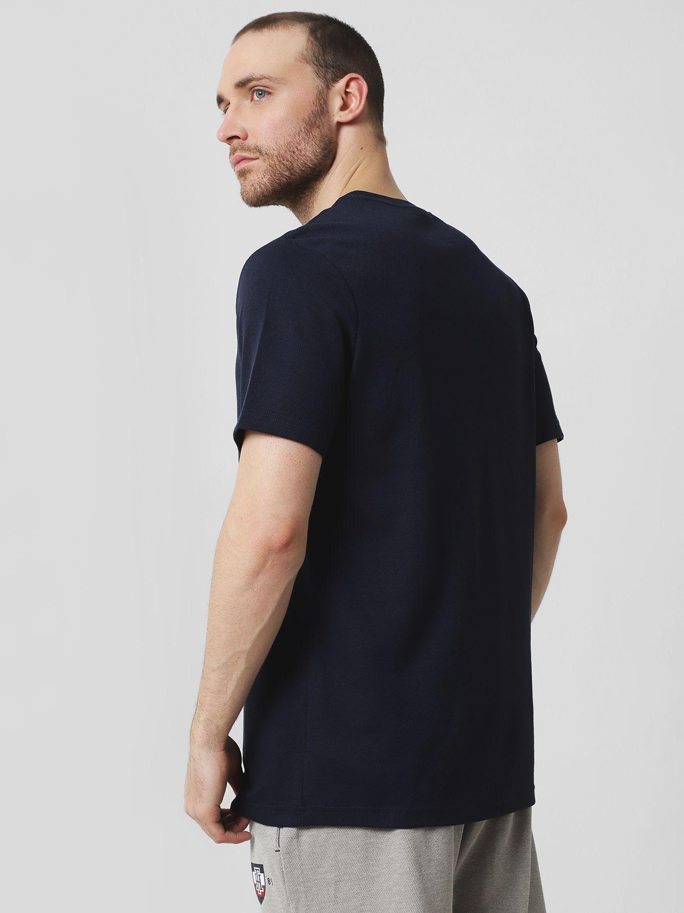 Camiseta C-Neck Con Logo Azul Tommy Hilfiger-2