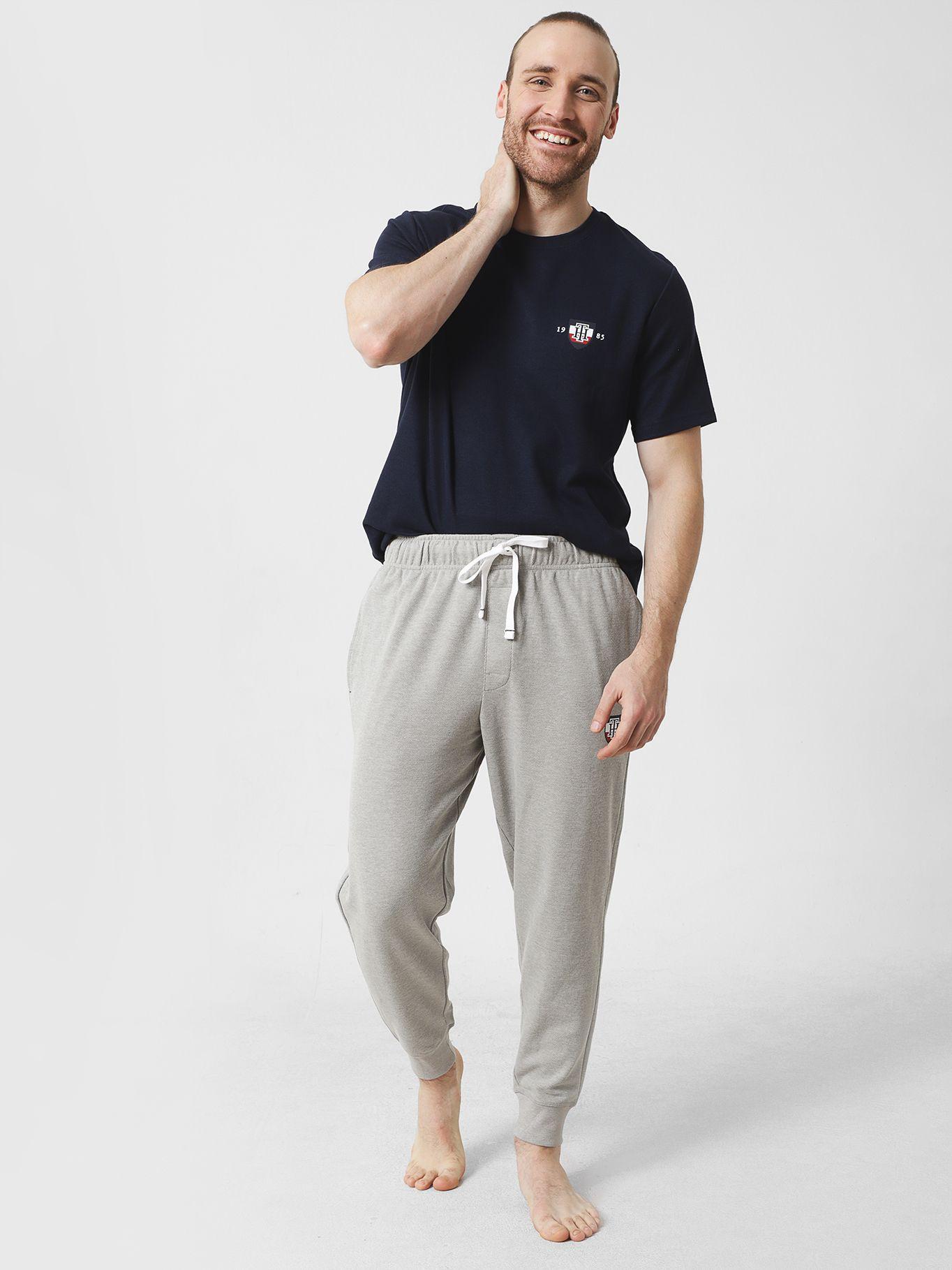 Camiseta C-Neck Con Logo Azul Tommy Hilfiger-1