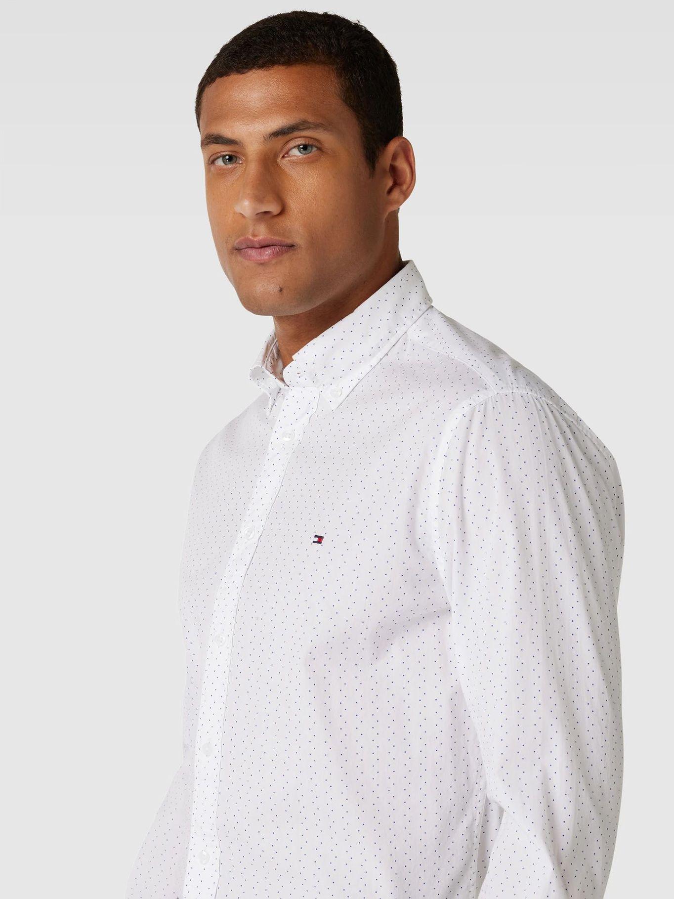 Camisa Print De Puntos Blanco Tommy Hilfiger-2