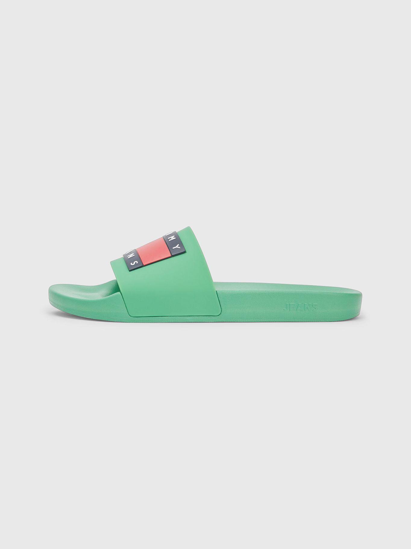 Sandalias Logo Flag Verde Tommy Hilfiger-3