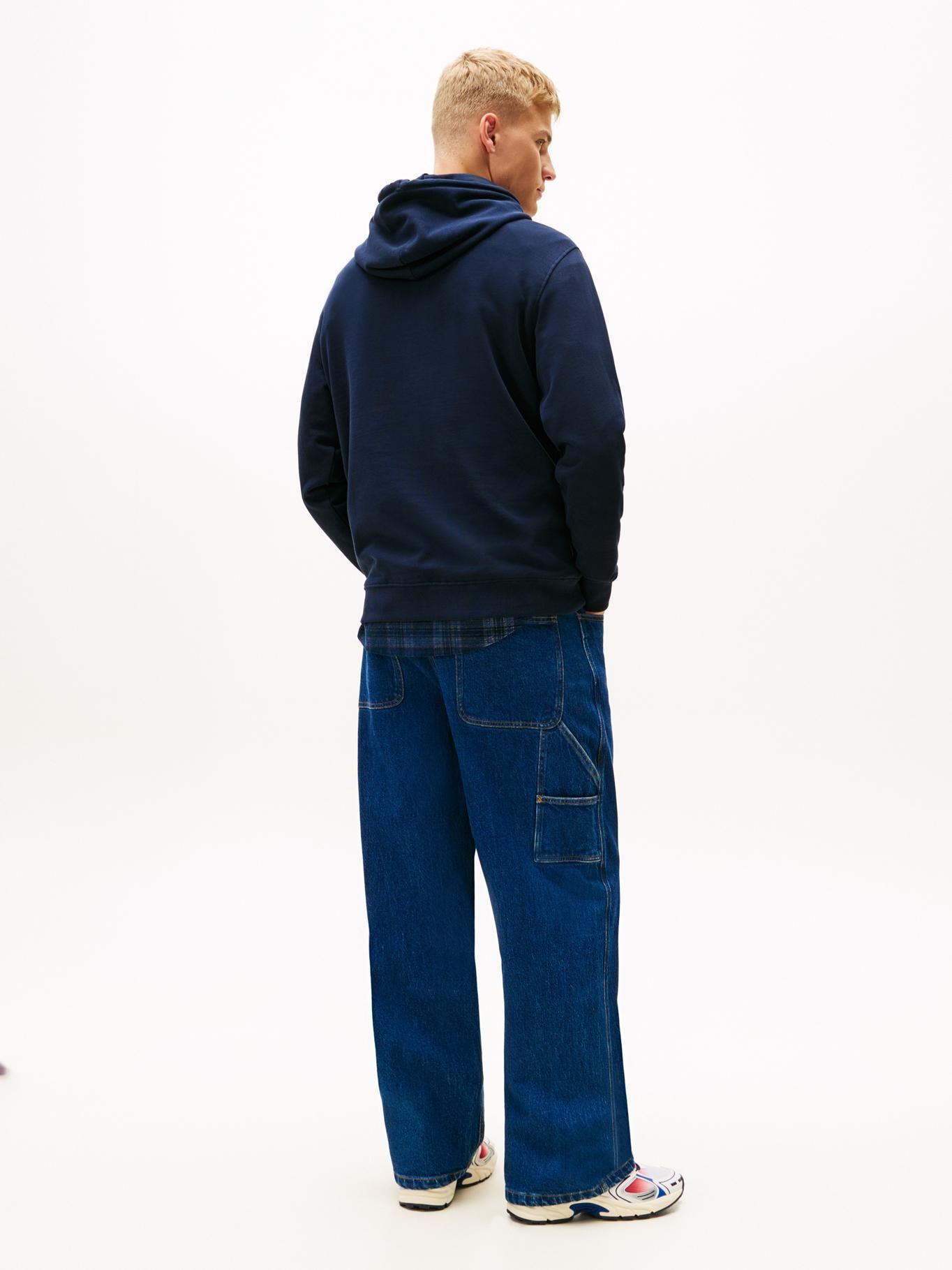 Polerón Hoodie Con Logo Tommy Jeans Azul-2
