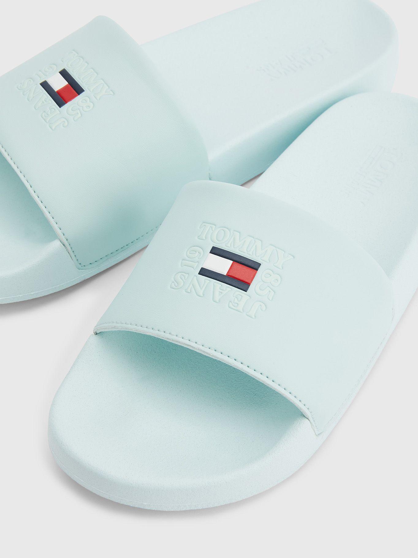 Sandalias Printed Logo Verde Tommy Hilfiger-2