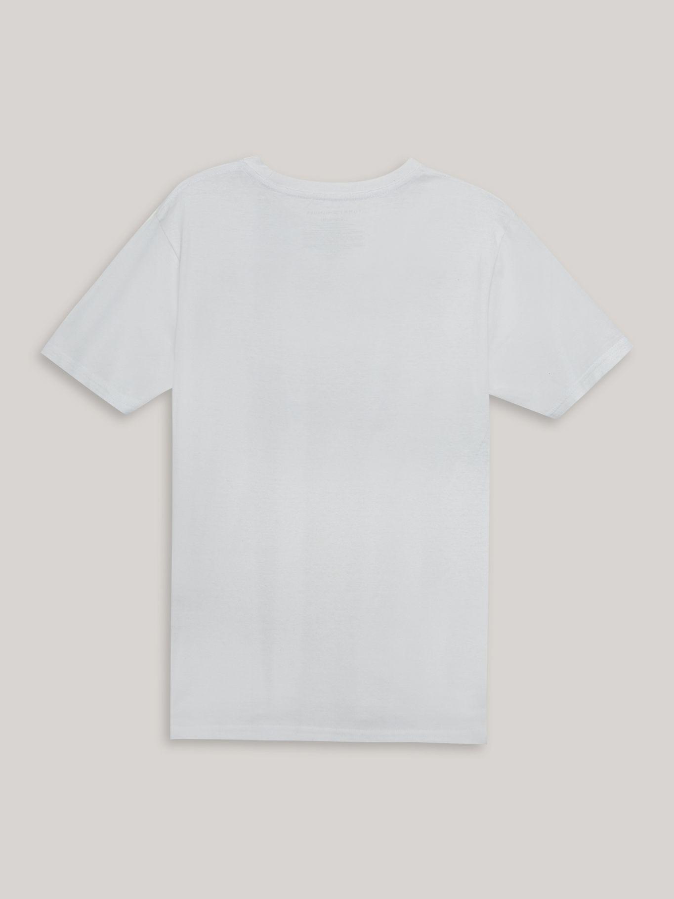 Polera Niño Flutter Graphic Logo Blanco Tommy Hilfiger-1